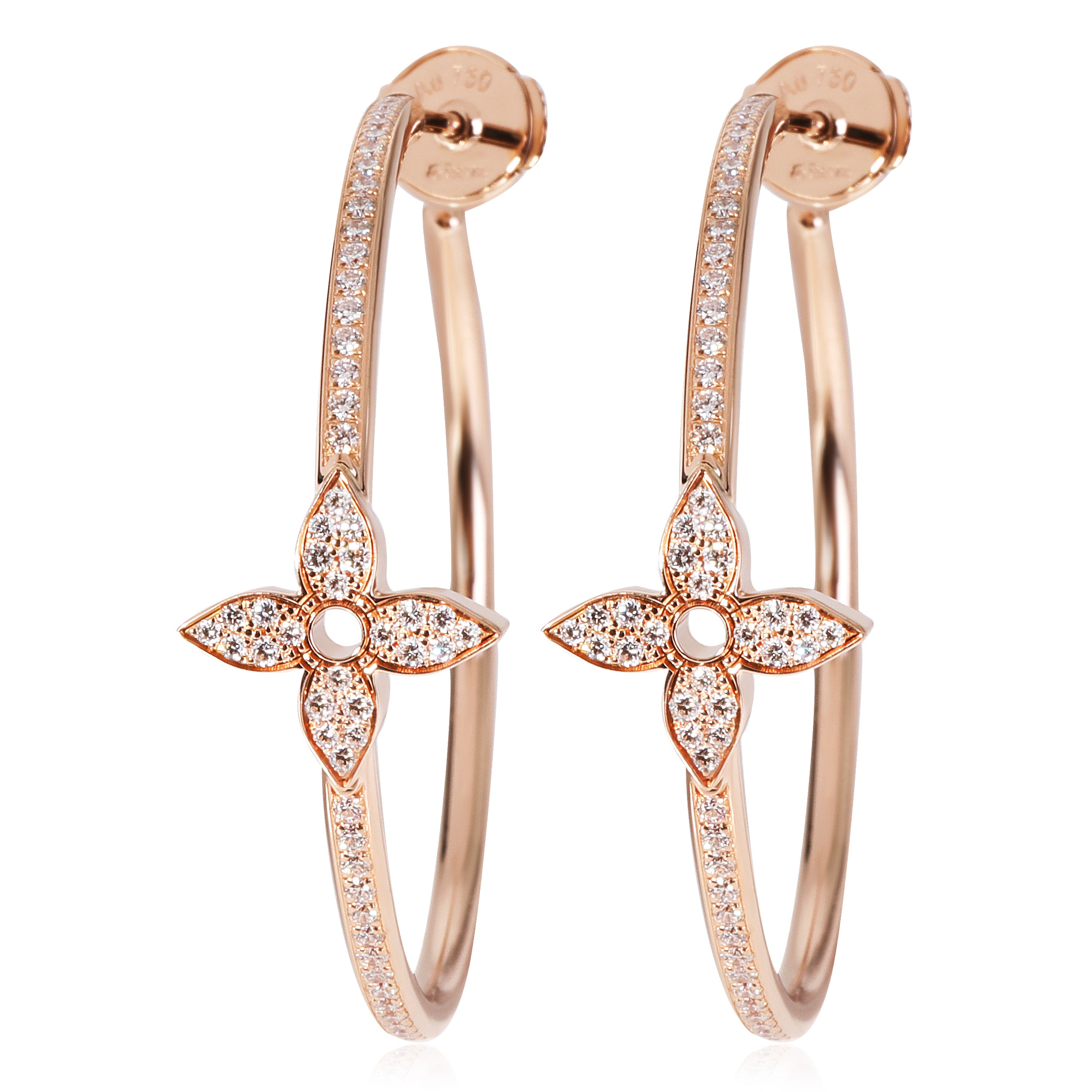 Idylle Blossom Right Earring, Pink Gold And Diamonds - Per Unit - Jewelry -  Categories
