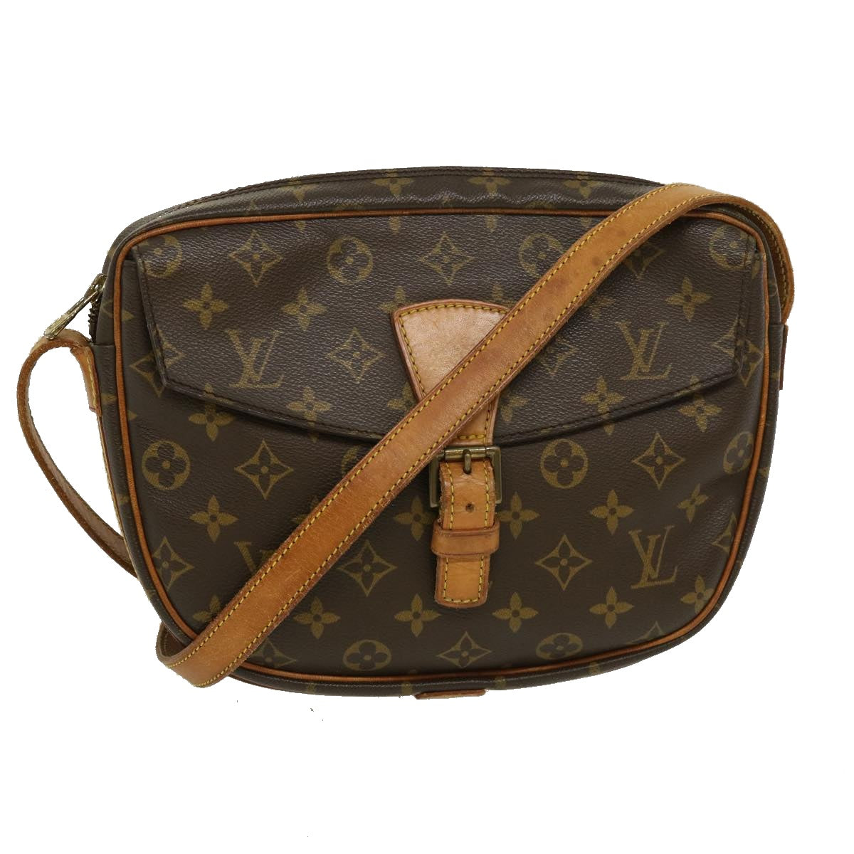 Jeune fille leather crossbody bag Louis Vuitton Brown in Leather