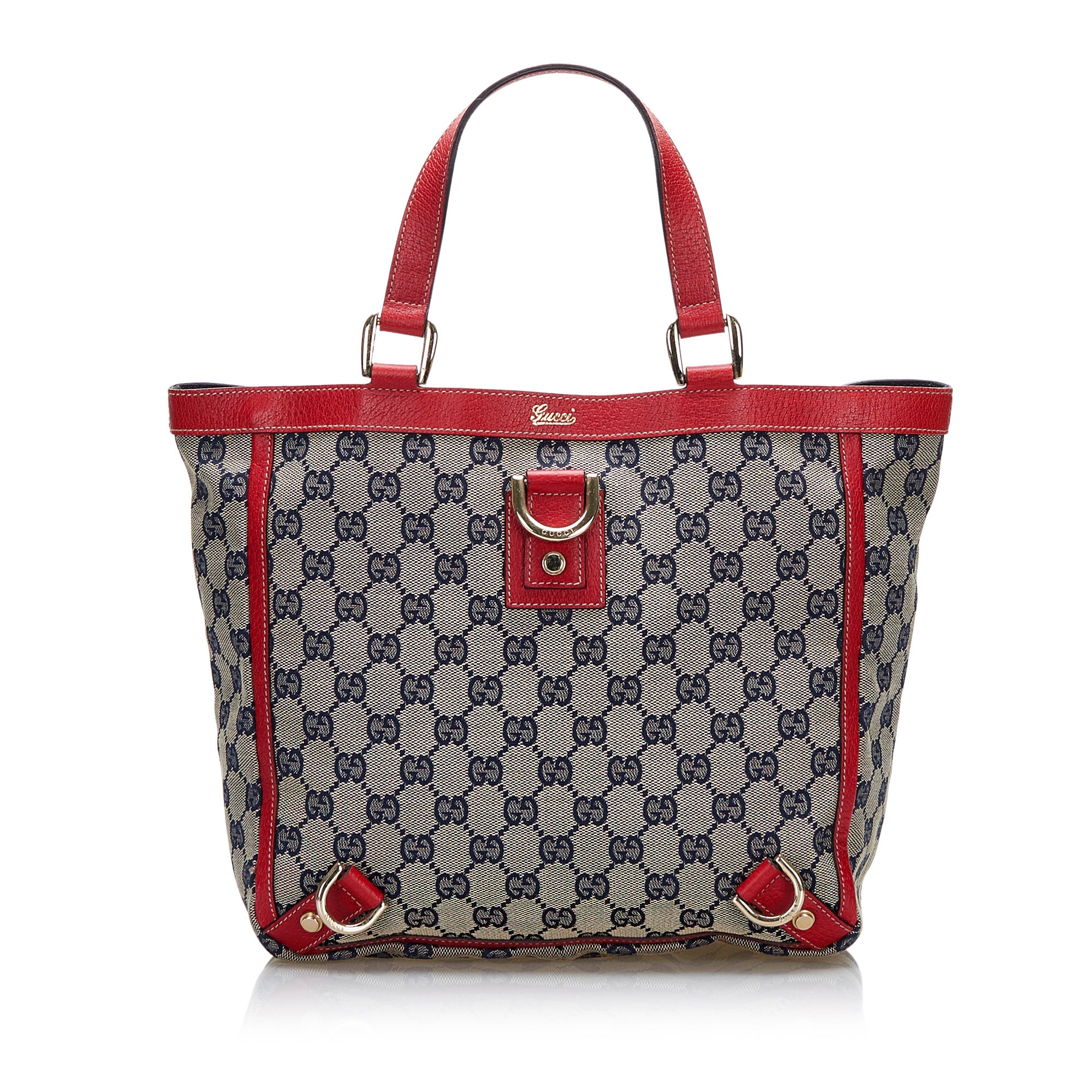 Gucci GG Canvas Small Abbey D - Ring Tote Bag