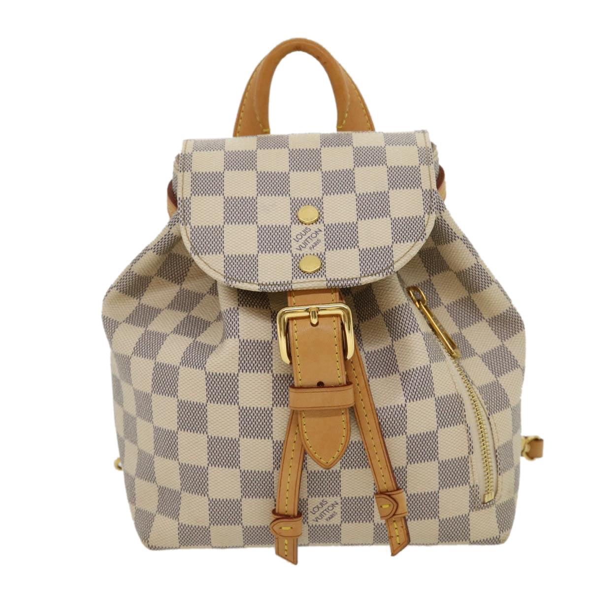 Louis Vuitton Sperone Mini Damier Azur White Canvas Backpack