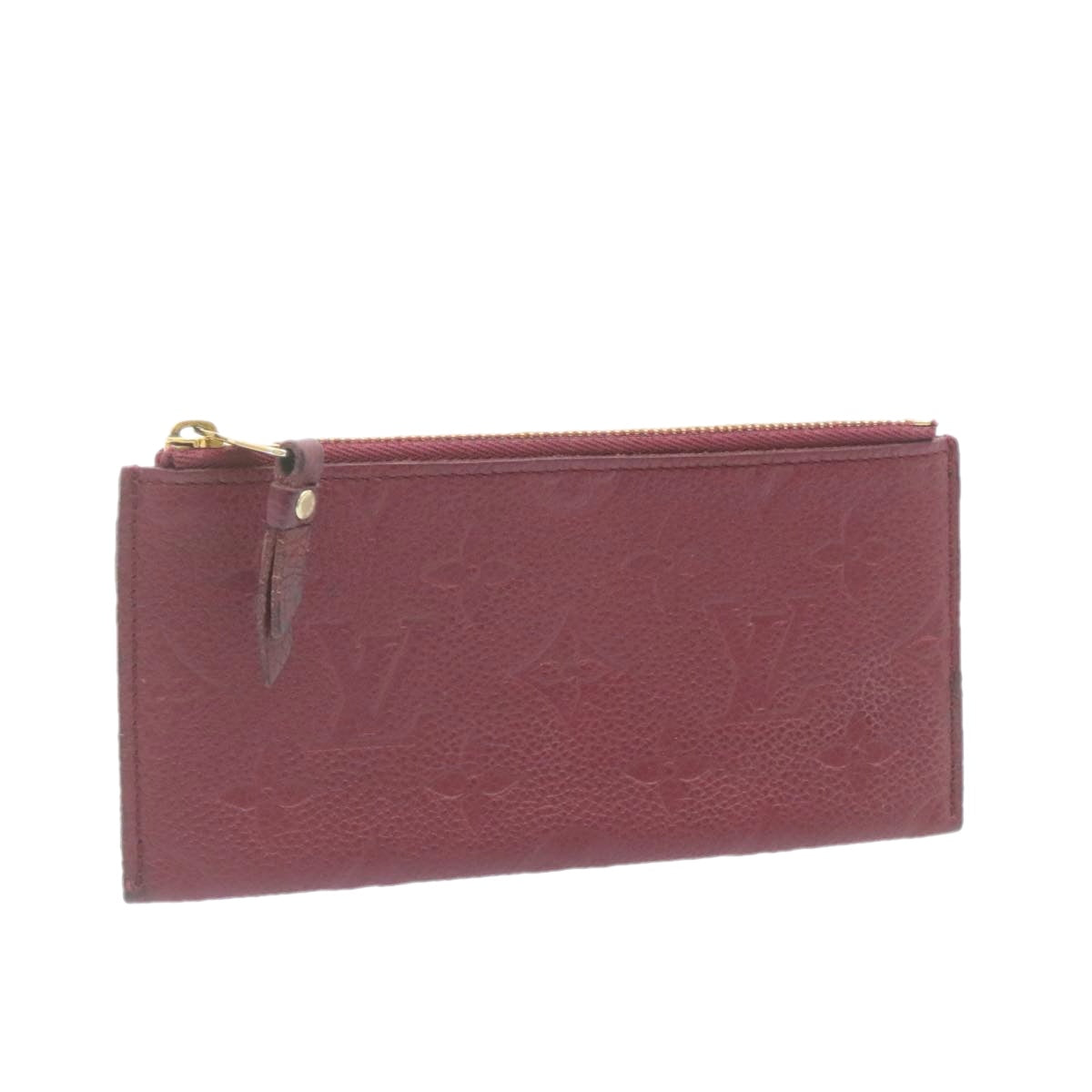 Louis Vuitton Insert Pouch Leather Card Holder Red