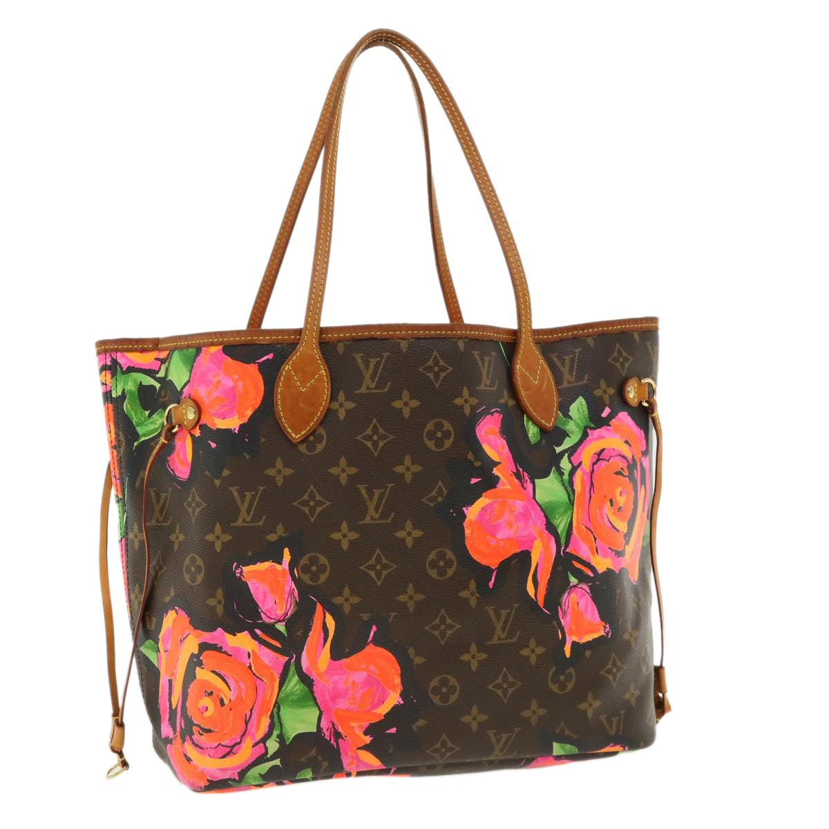 Louis Vuitton Neverfull MM all-over flowers canvas