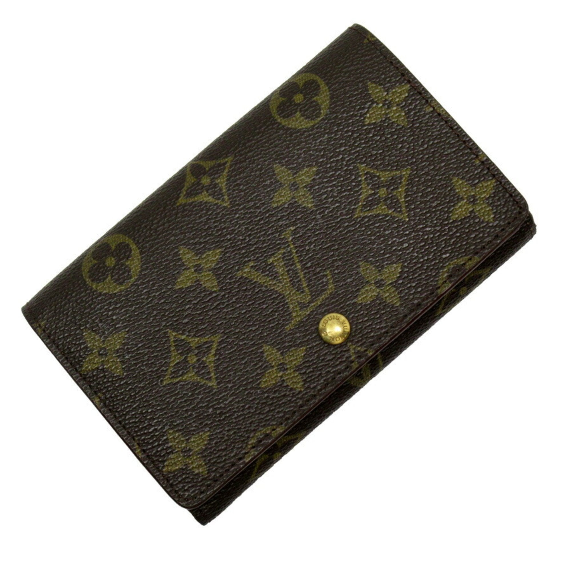 Louis+Vuitton+M61730+Monogram+Canvas+Wallet+-+Brown for sale online