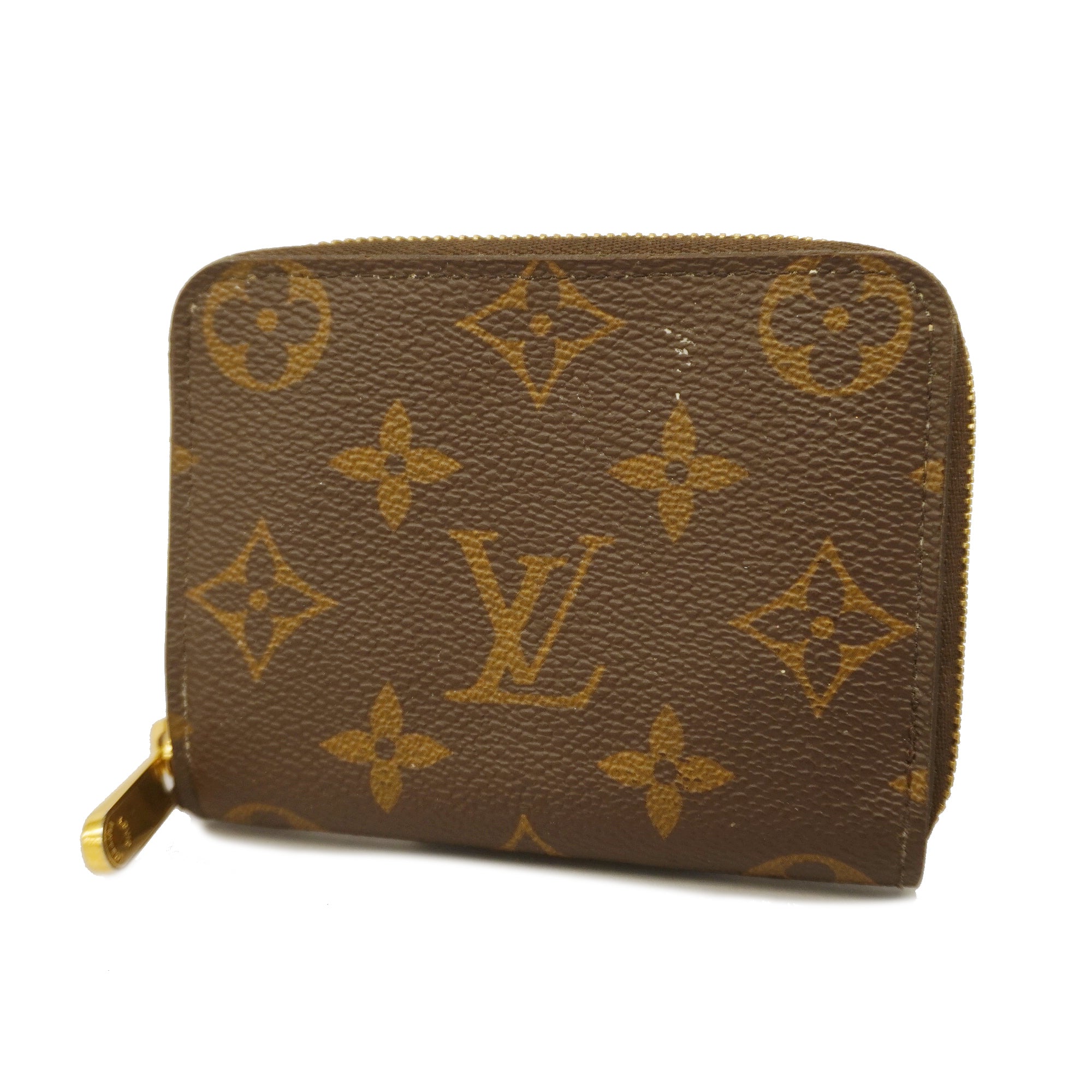 LOUIS VUITTON coin purse M60067 Zippy Monogram canvas Brown unisex