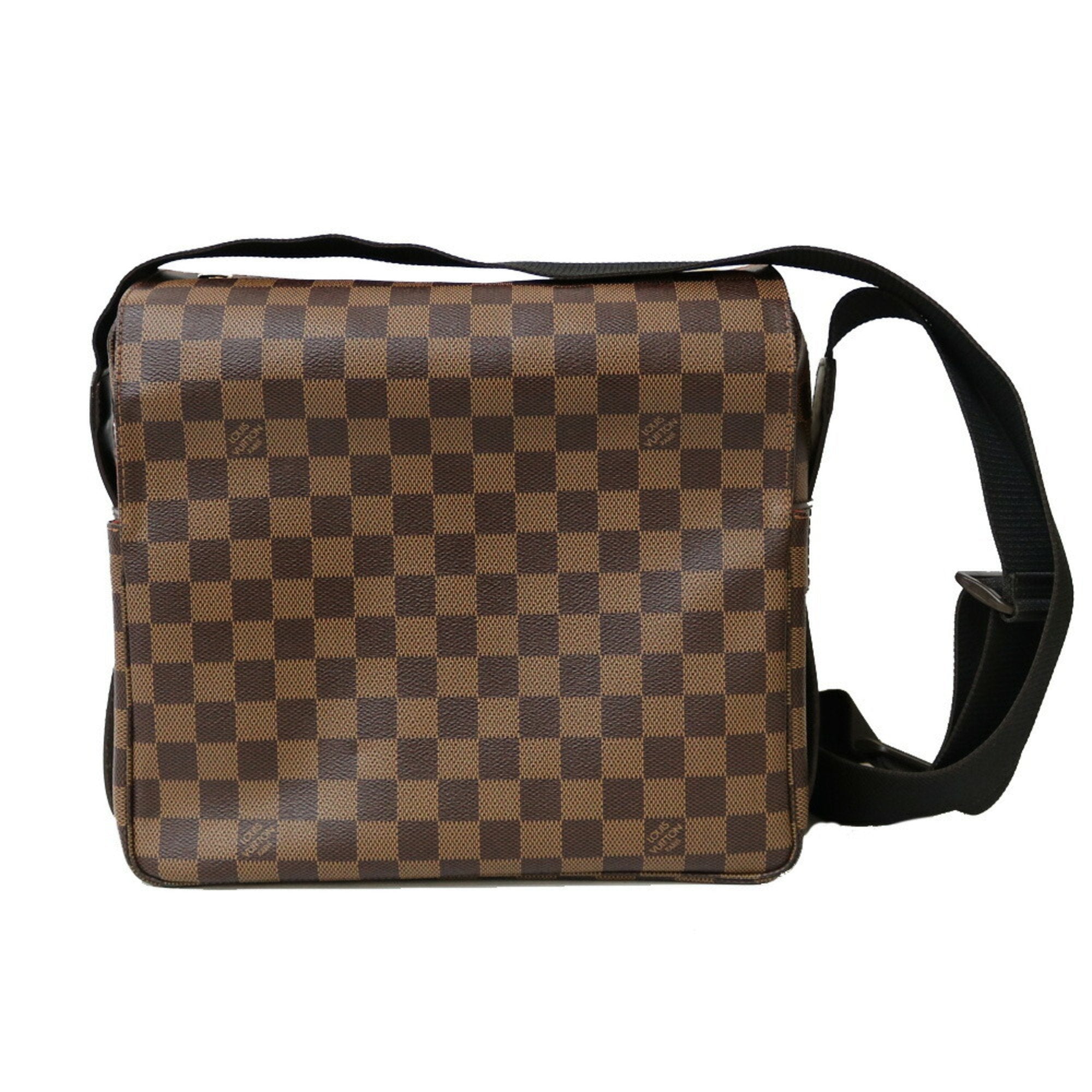 Louis Vuitton Damier Naviglio Shoulder Bag N45255 Brown PVC Leather Ladies LOUIS  VUITTON