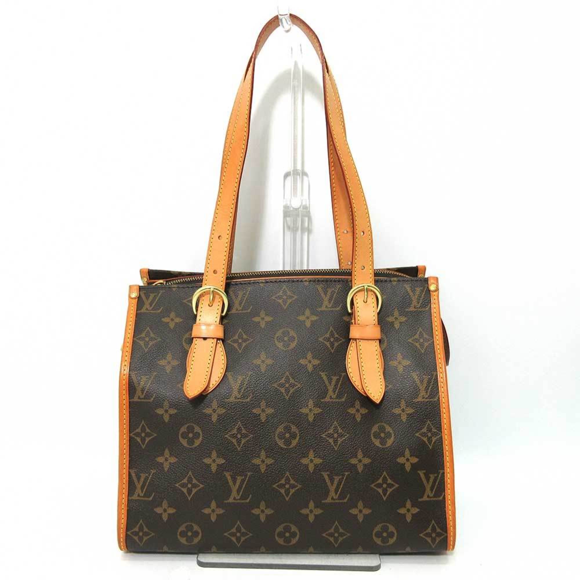 Authenticated Used Louis Vuitton Bag Popin Cool O Brown Tote Semi-shoulder  Women's Monogram M40007