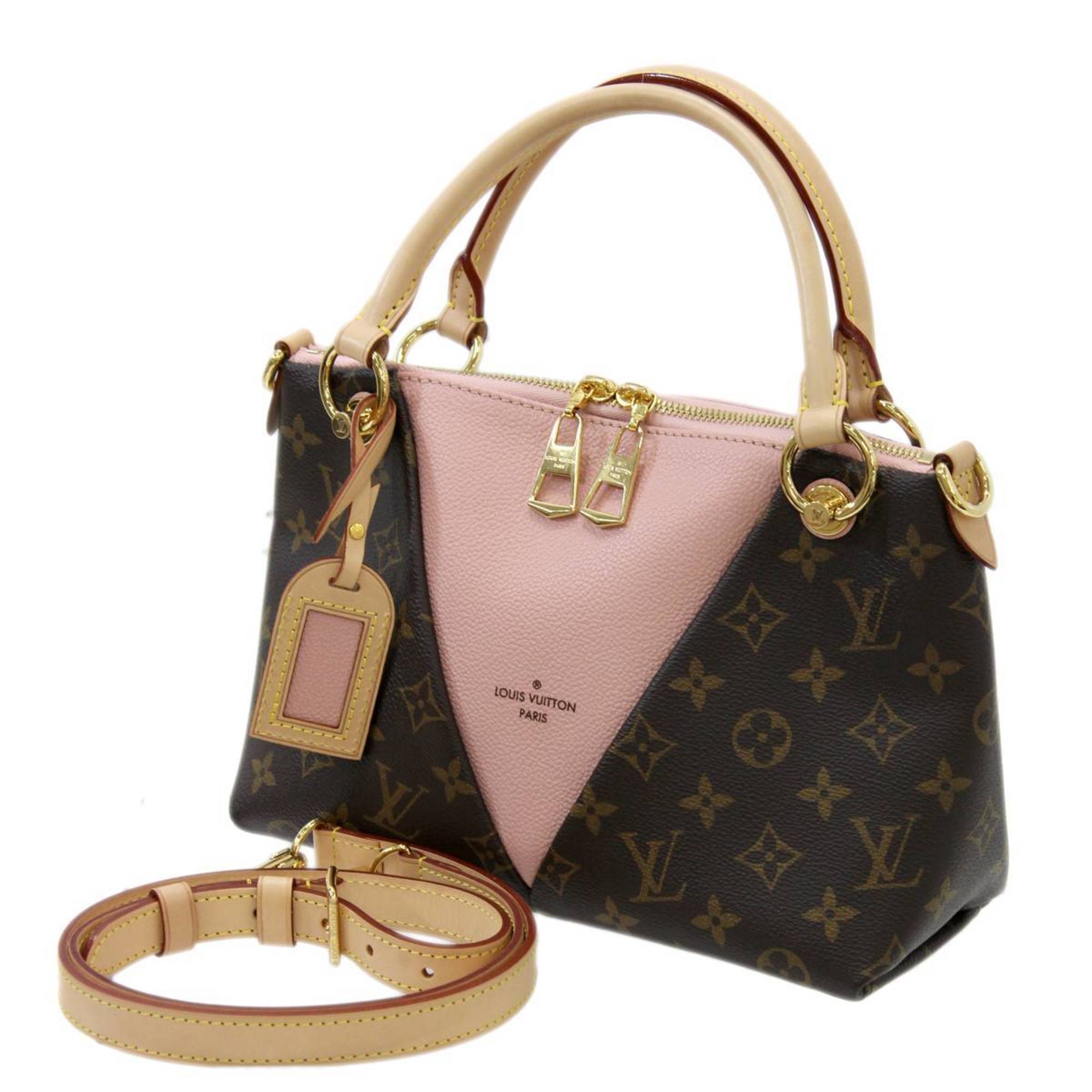 Preowned Authentic Louis Vuitton Monogram V Tote BB Rose Poudre