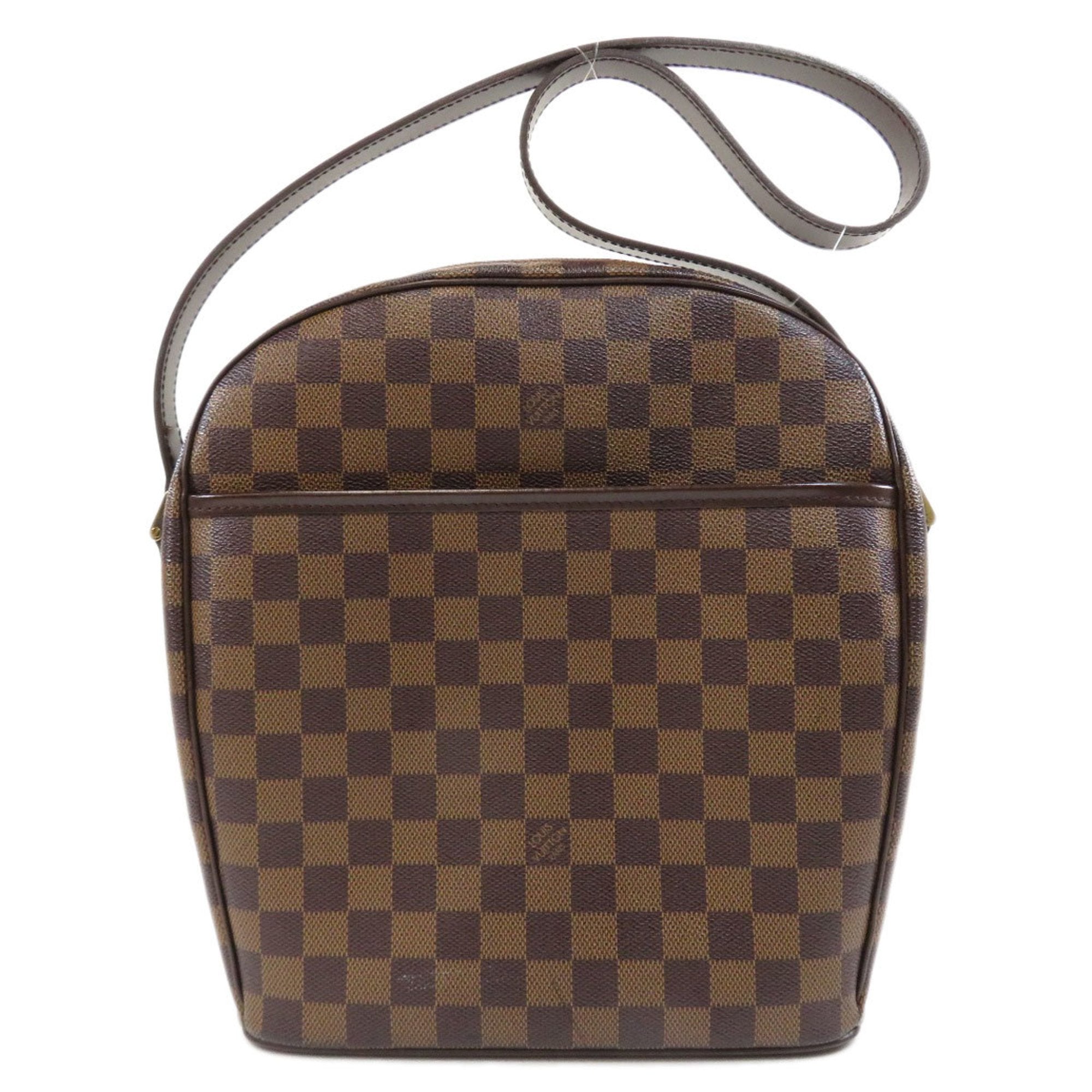 Brown Louis Vuitton Damier Ebene Ipanema GM Shoulder Bag