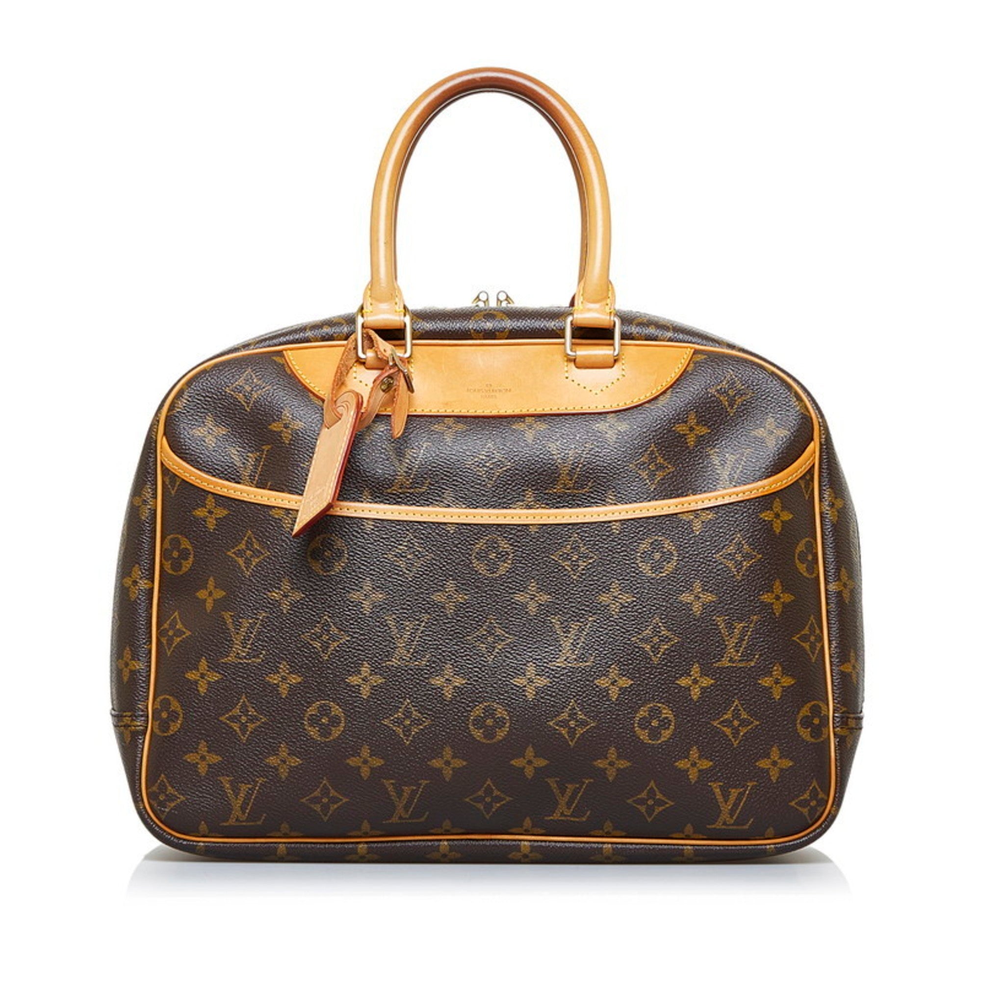 Louis Vuitton Handbag Deauville M47270 Monogram Brown Vintage
