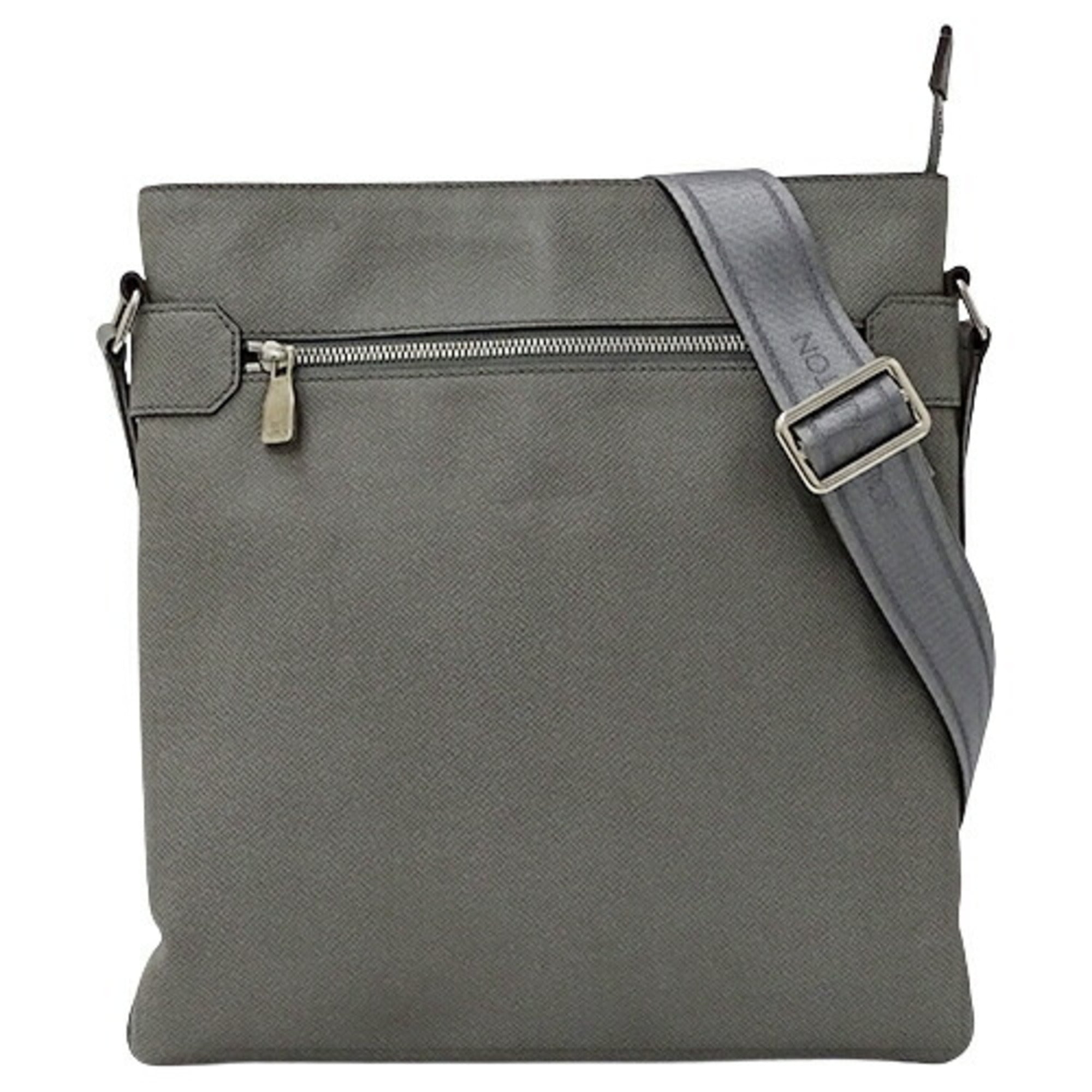 LOUIS VUITTON Taiga Sasha Shoulder Bag Gray Glacier M32630 LV Auth