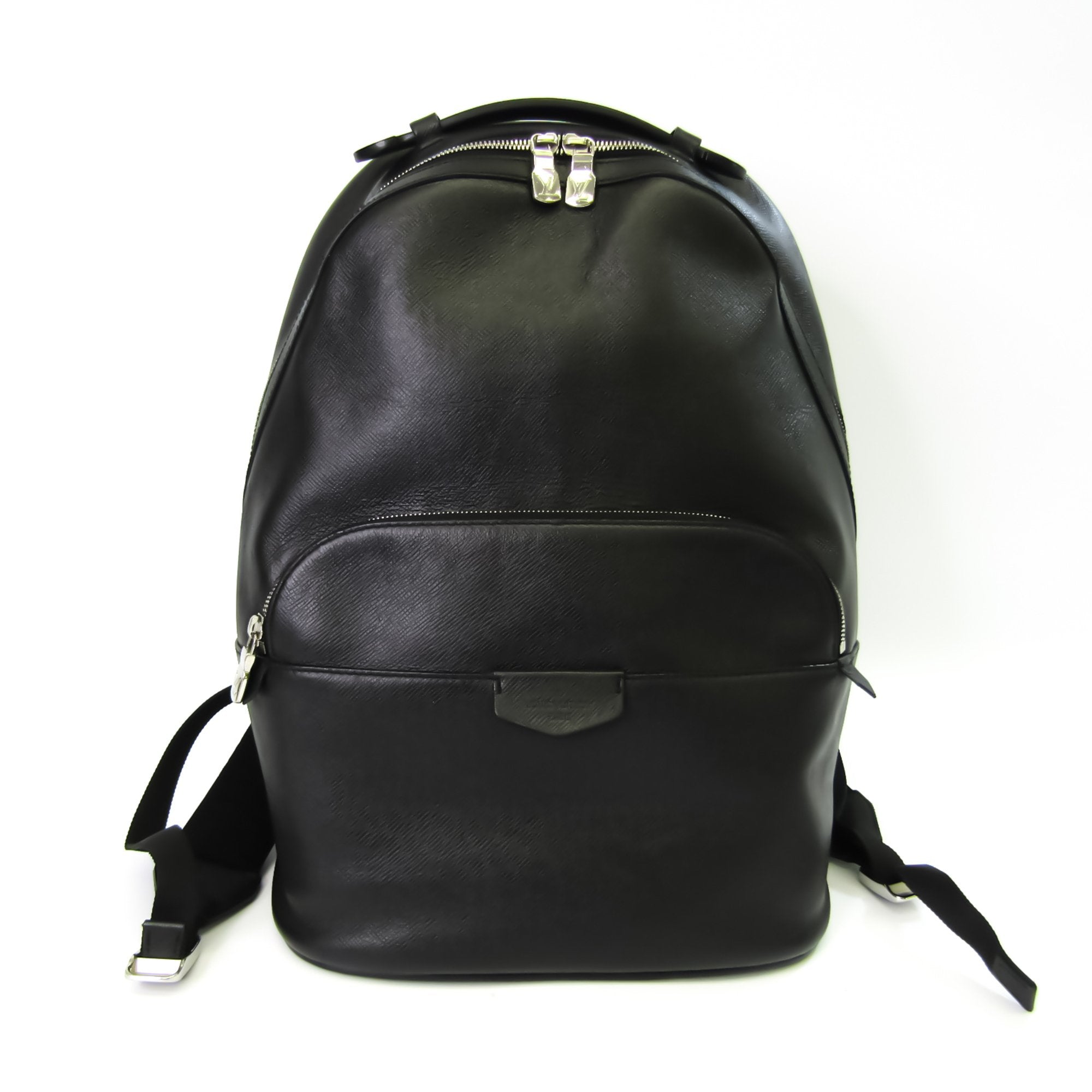 Louis Vuitton, Bags, Louis Vuitton Anton Backpack Taiga Leather Black