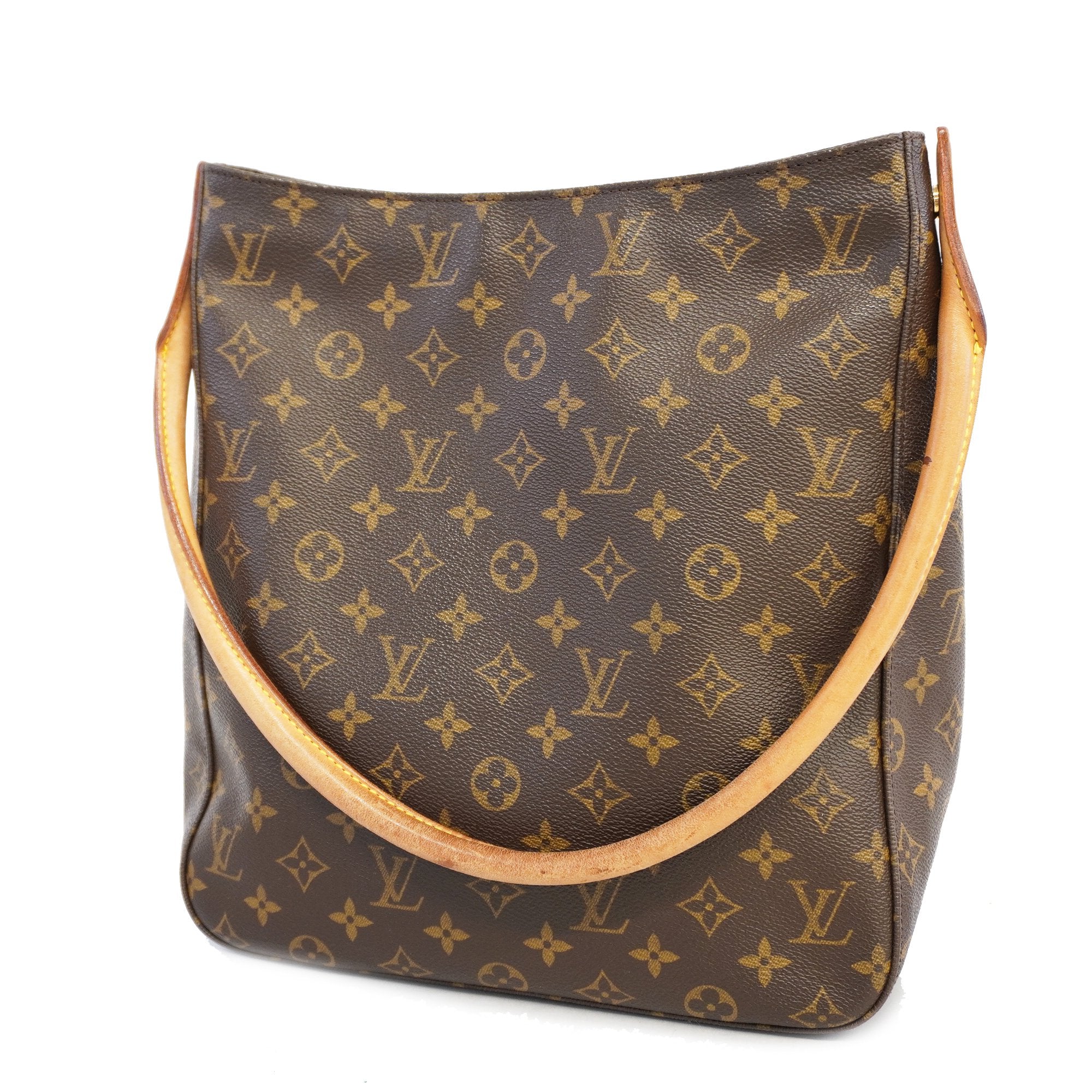 Authenticated Used LOUIS VUITTON Looping GM Shoulder Bag Monogram M51145 