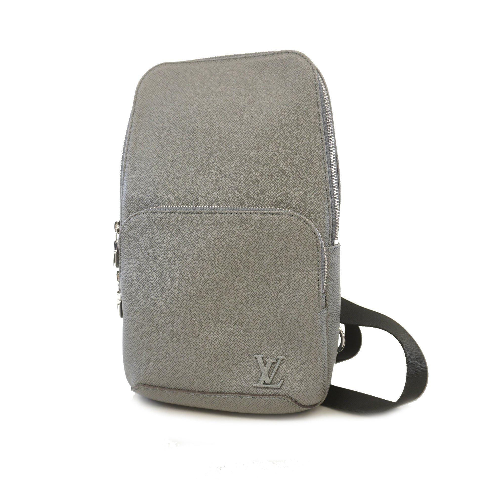 Louis Vuitton M30443 LV Avenue Sling Bag in Black Taiga leather