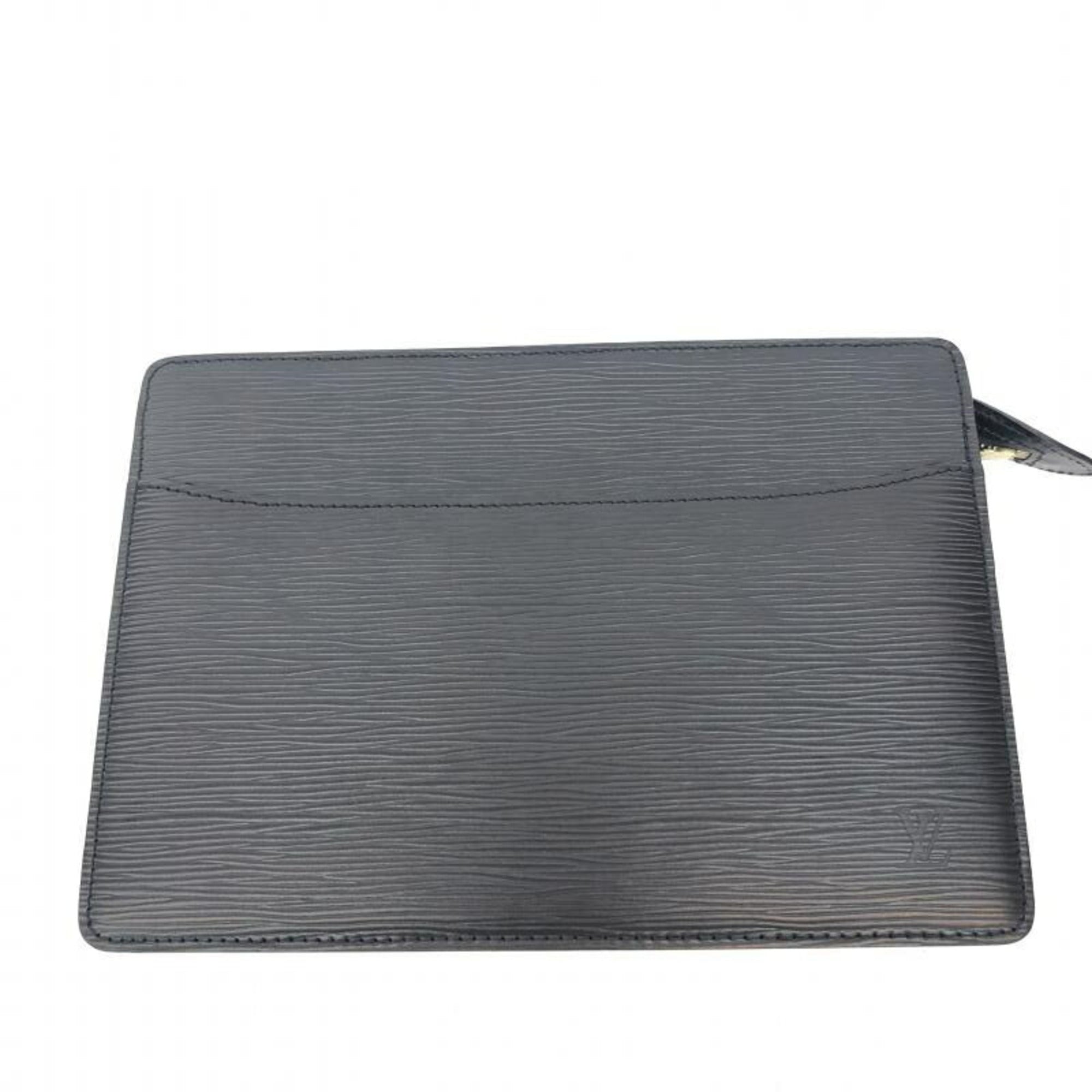 Louis Vuitton Epi Leather Pochette Homme in Black Clutch Handbag