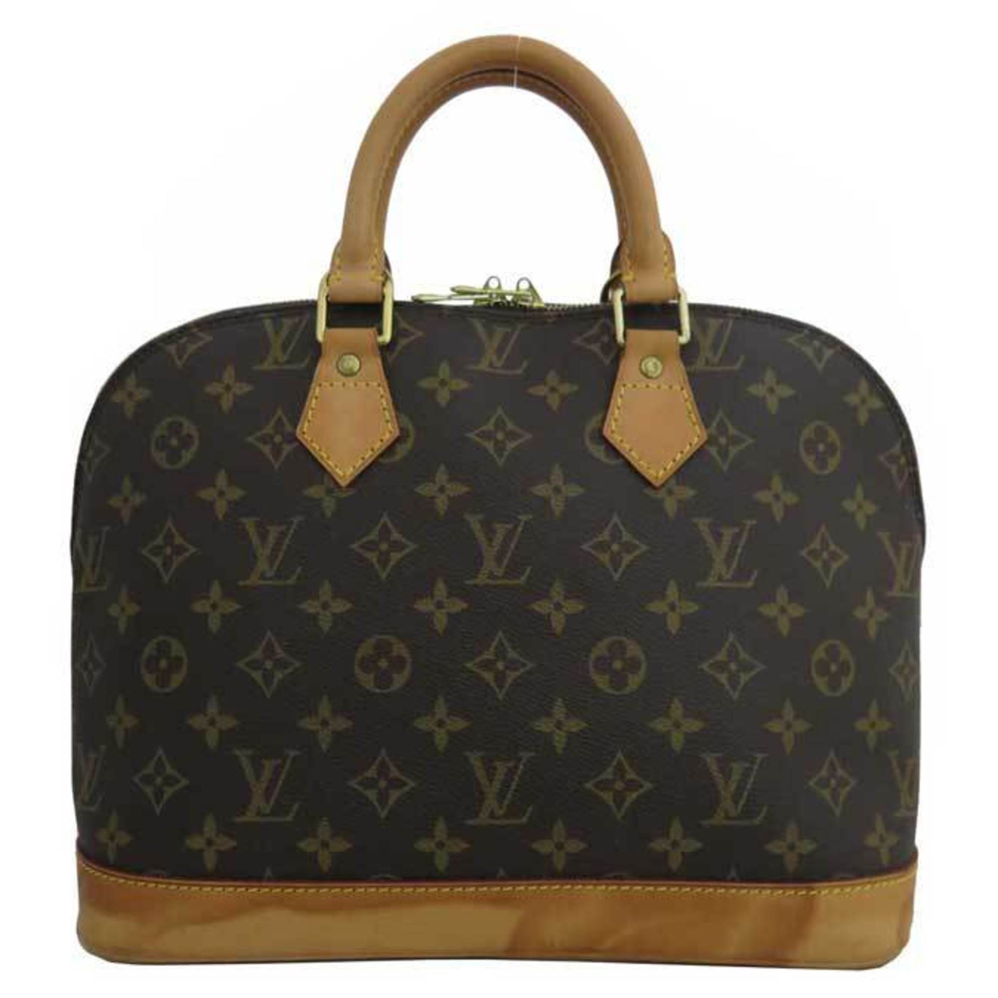 LOUIS VUITTON Handbag M51130 Alma Monogram canvas/Leather Brown Women Used