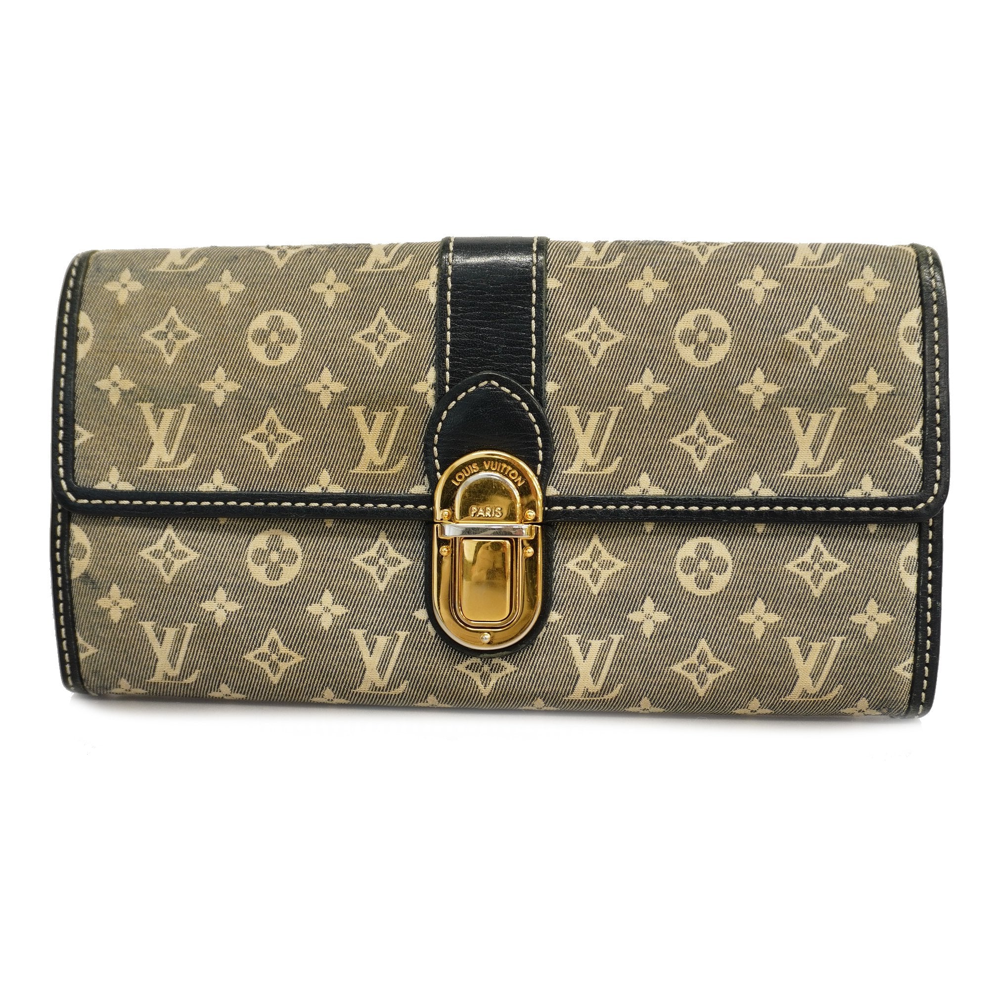 Louis Vuitton Monogram Idylle Mini Lin Long Wallet 