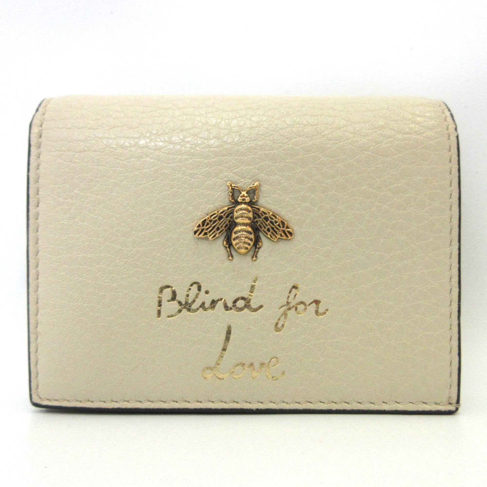 GUCCI compact Wallet Bee Folded wallet