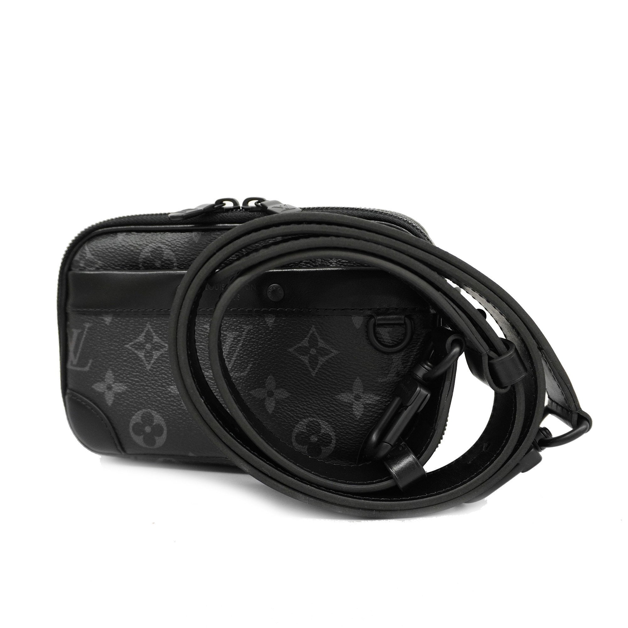 Louis Vuitton® S-lock Vertical Wearable Wallet Eclipse. Size in 2023