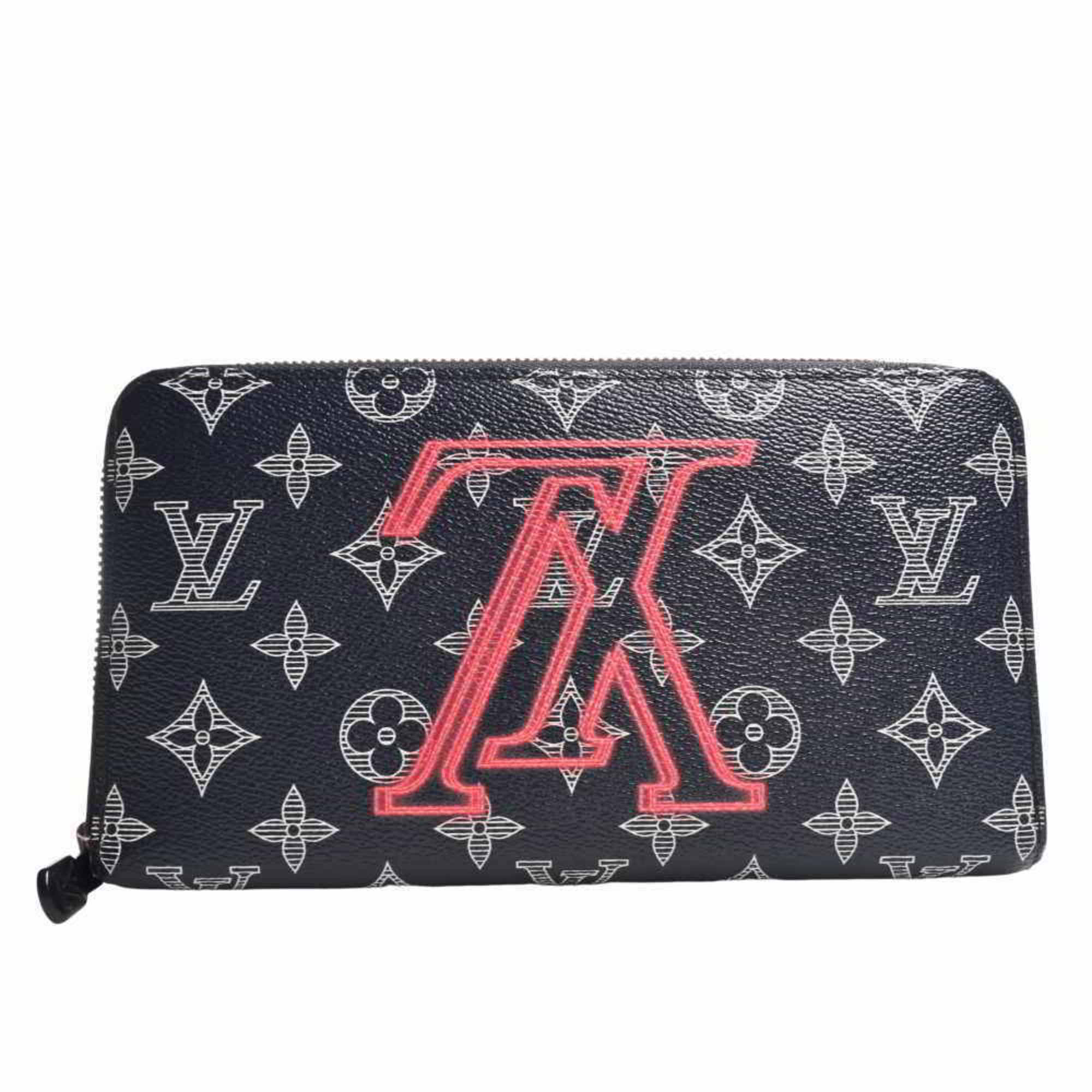 Louis Vuitton Upside Down Monogram Ink Zippy Organizer Wallet Zip