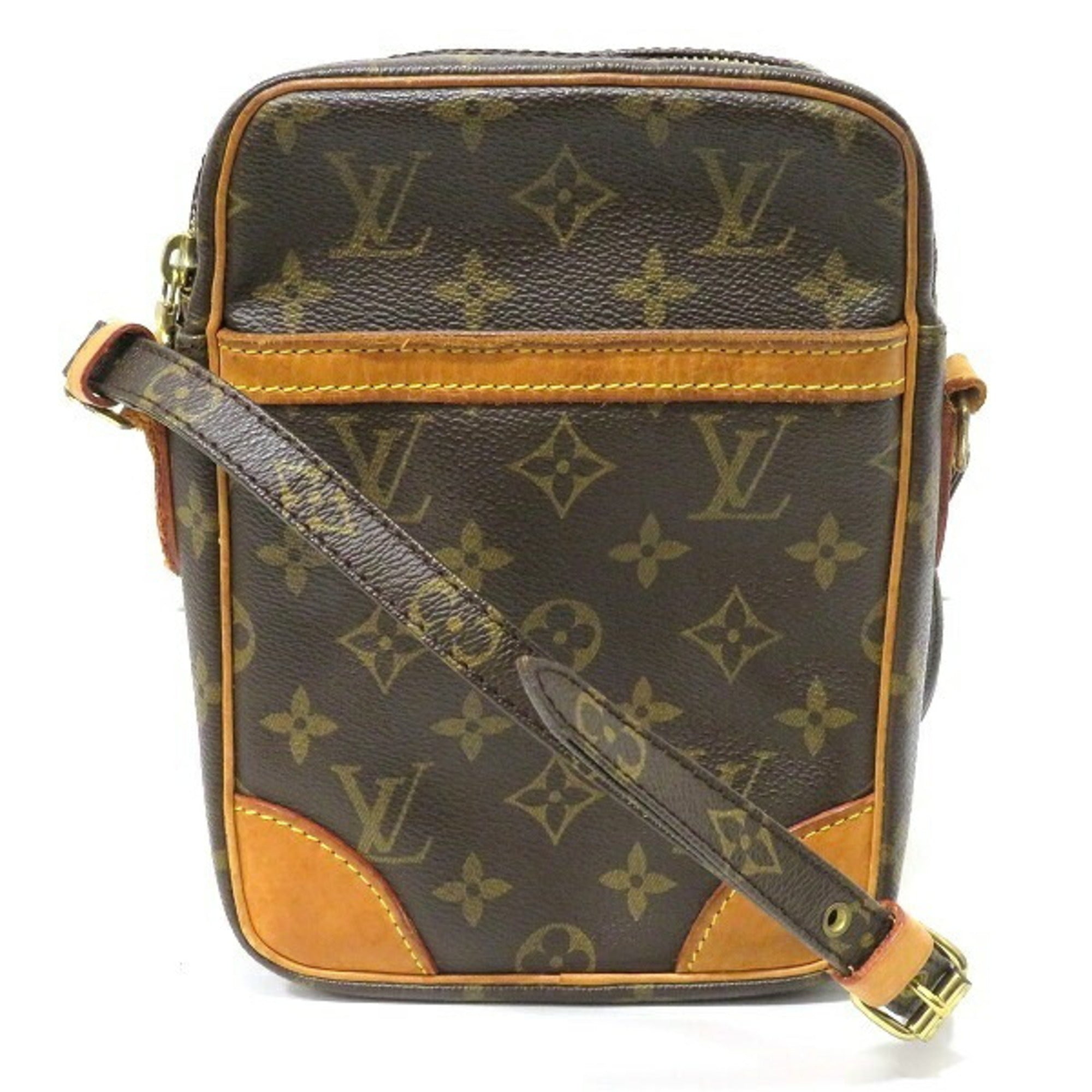 Louis Vuitton LOUIS VUITTON Crossbody Shoulder Bag Monogram Danube Canvas  Brown Unisex M45266