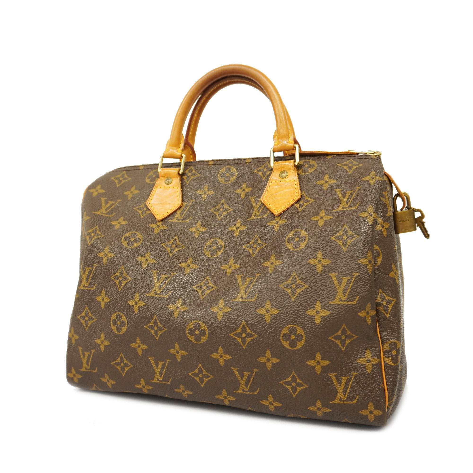 Louis Vuitton Monogram Perfo Speedy 30 Hand Bag M95180 Lv Auth