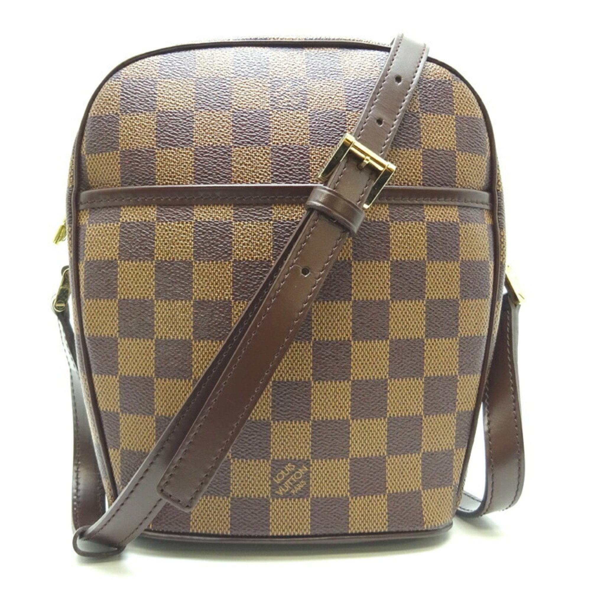 Louis Vuitton Ipanema Size PM Red N51294 Damier Ebene Canvas