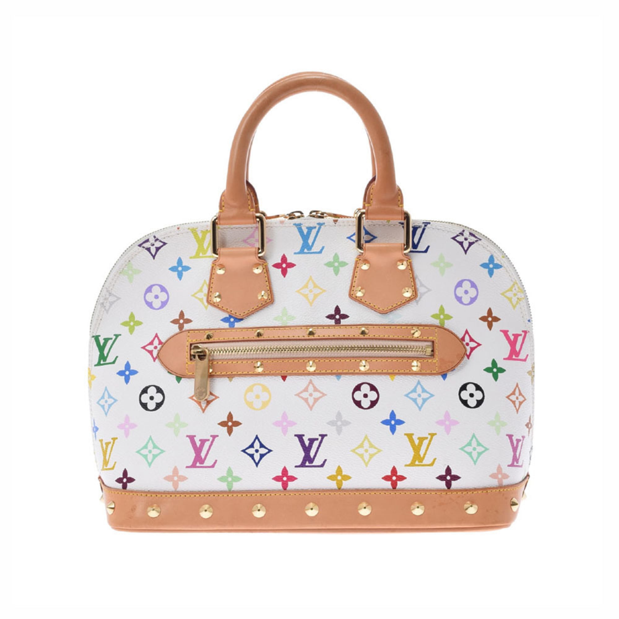 LOUIS VUITTON ALMA HAND BAG PURSE MONOGRAM MULTI-COLOR M92647