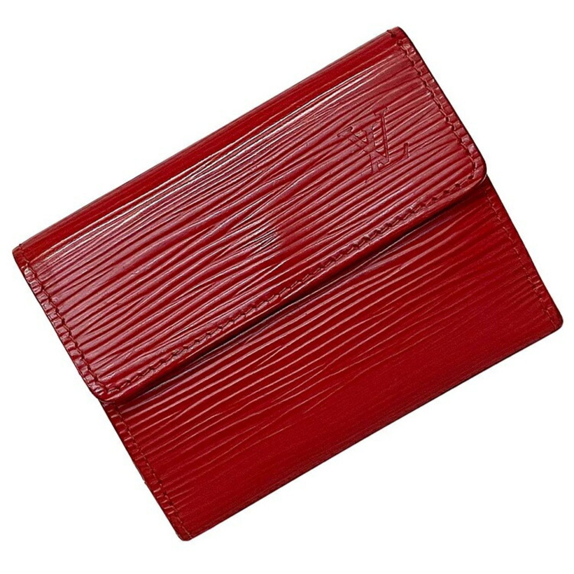 Louis Vuitton Red Epi Leather Elise Wallet