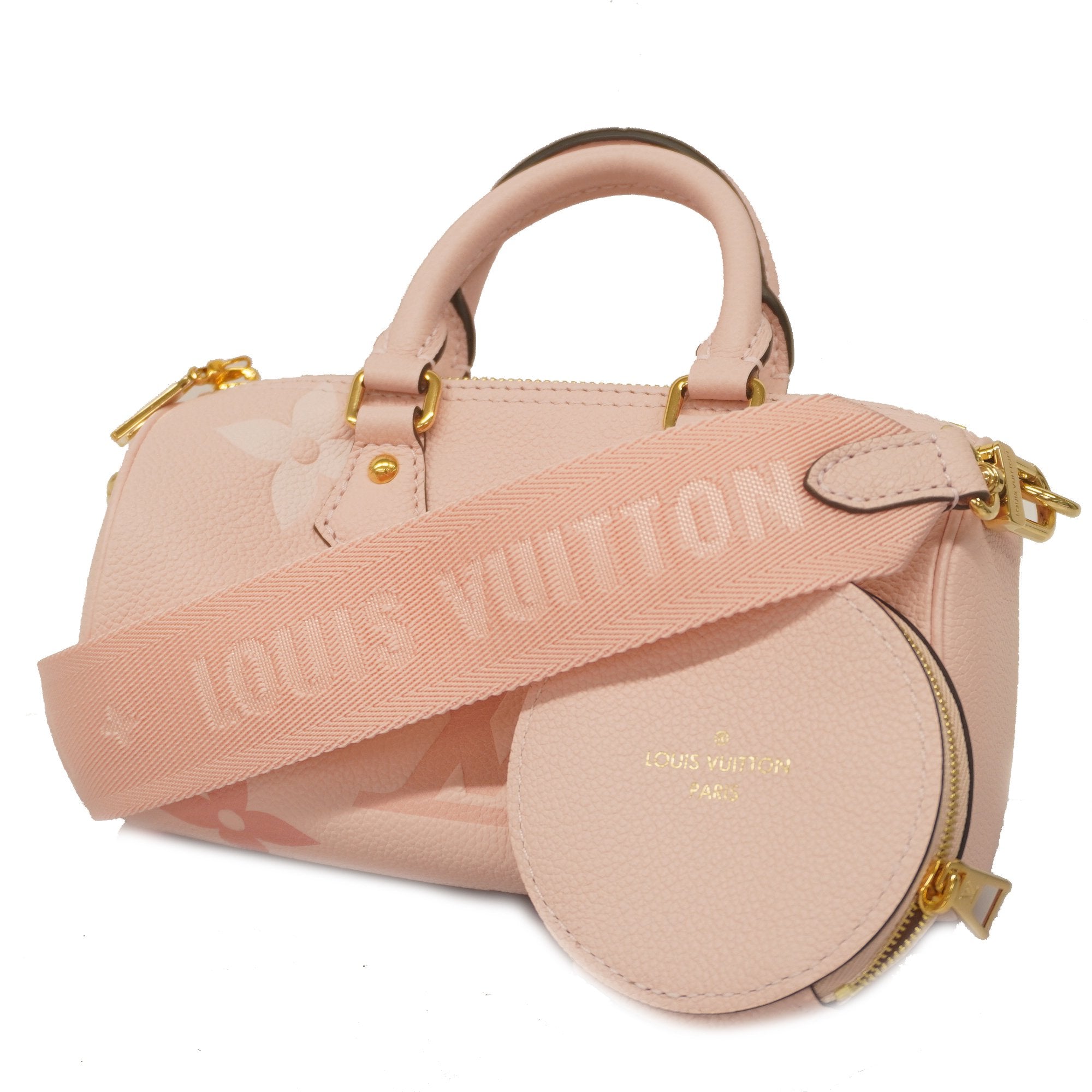 LOUIS VUITTON Papillon BB Crossbody Bag Hand Shoulder Pouch Pink M45707  Auth New