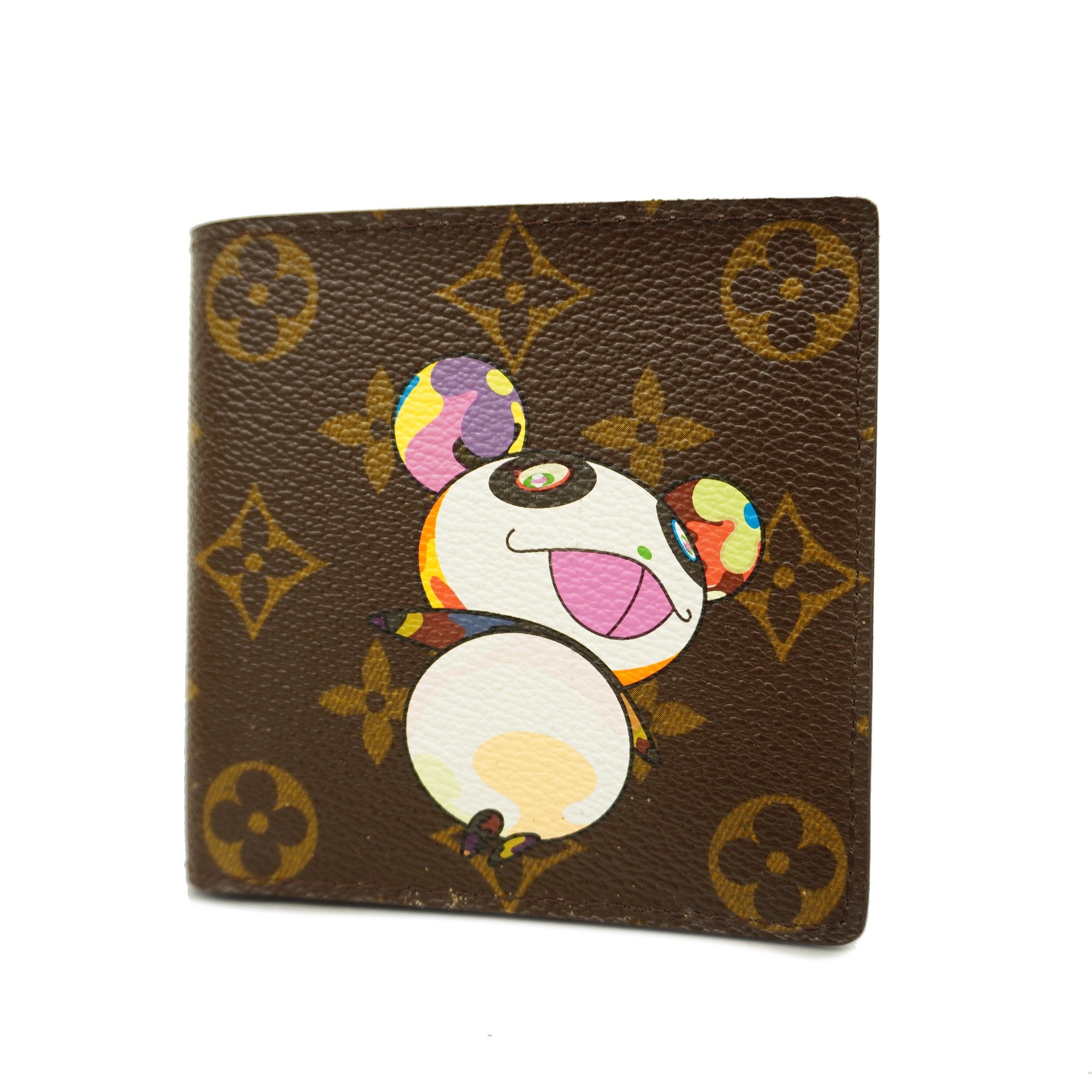 Louis Vuitton Men's Murakami Panda Monogram Marco Bifold Wallet