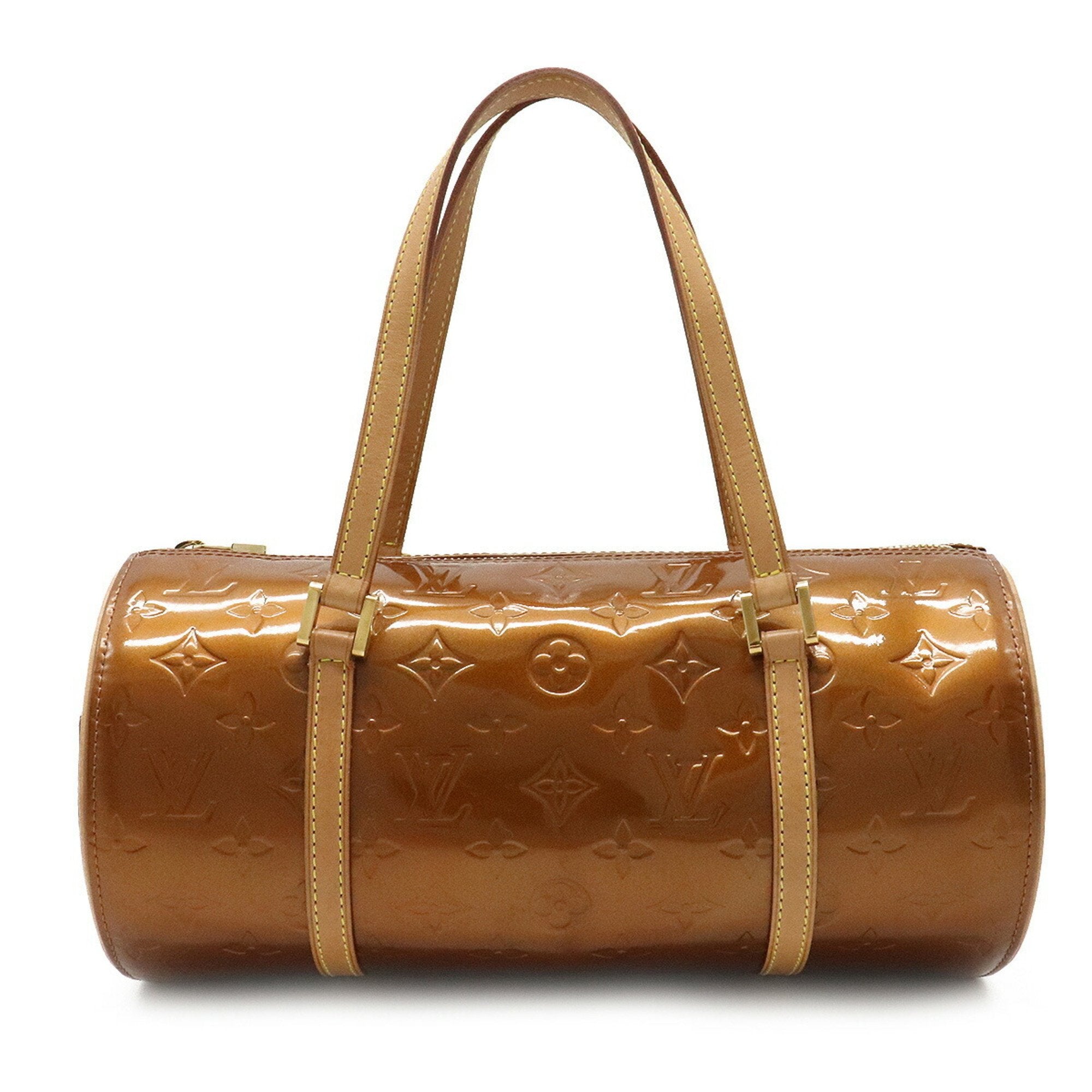 Louis-Vuitton-Monogram-Vernis-Bedford-Hand-Bag-Bronze-Brown-M91131