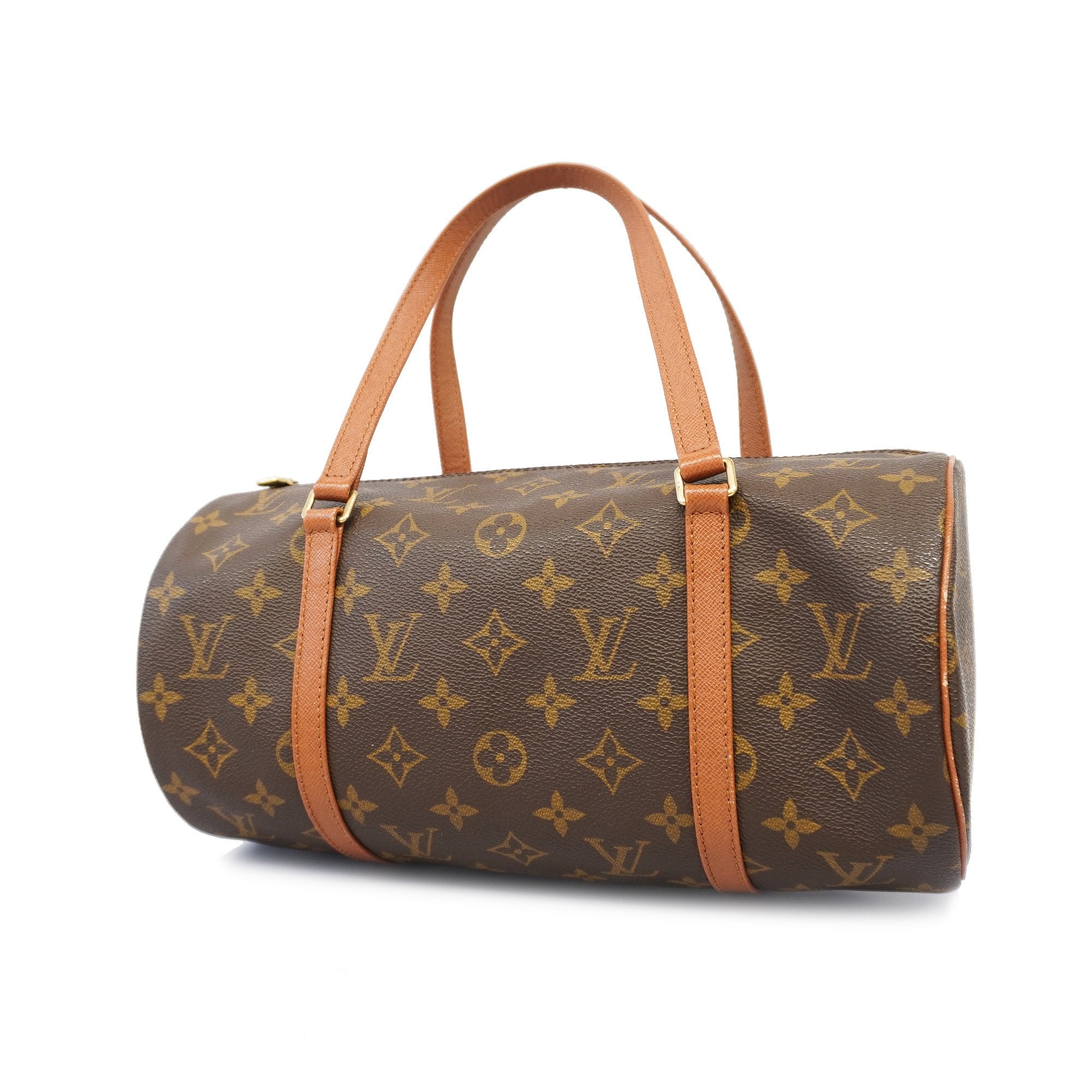 Authenticated Used Louis Vuitton Bag Monogram Papillon Brown x Canvas  Handbag with Pouch Women's M51385