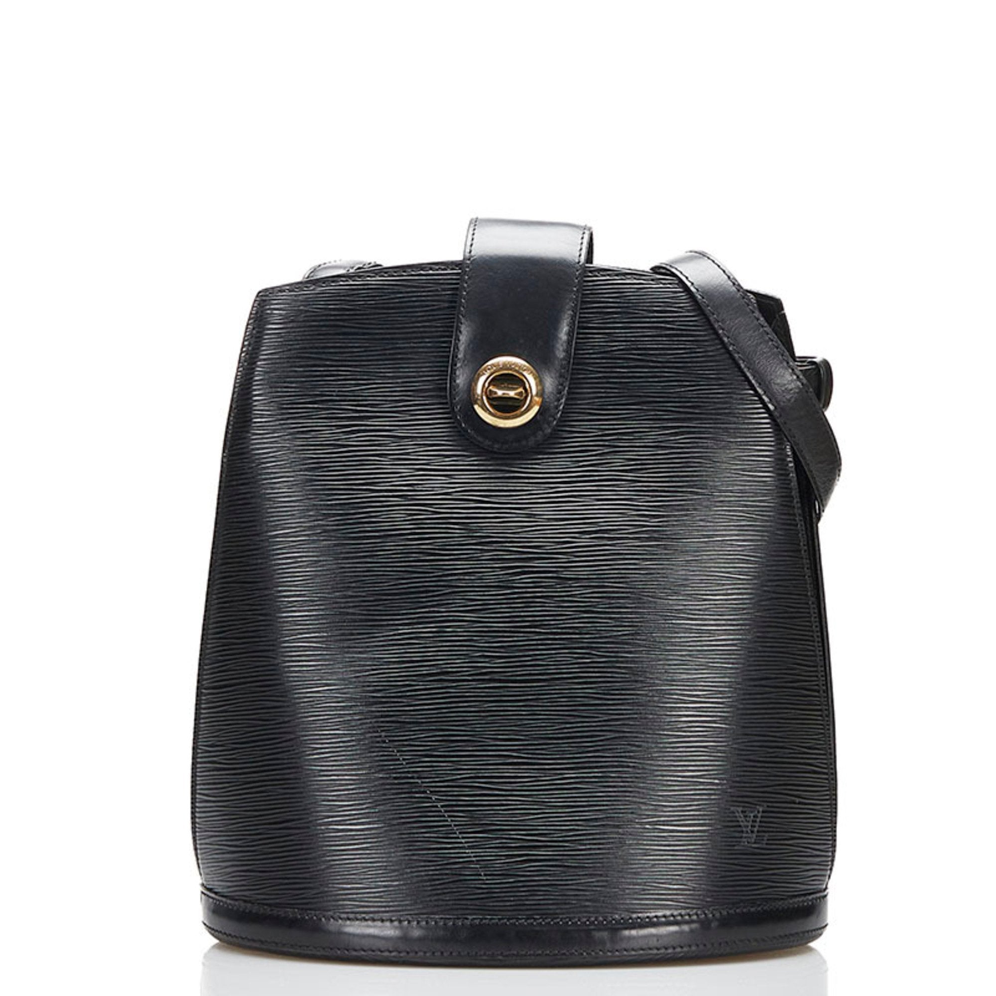 Louis Vuitton Epi Cluny Shoulder Bag M52252 Noir Black Leather