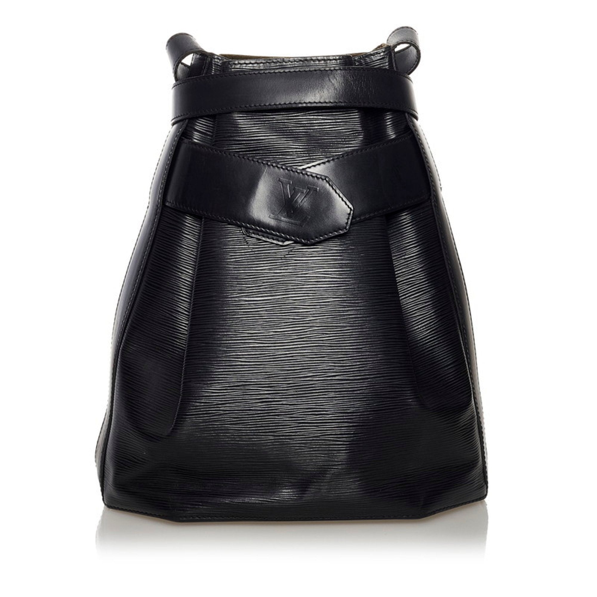 3bd4791] Auth Louis Vuitton Shoulder Bag Epi Sac De Paul GM M80155 Noir