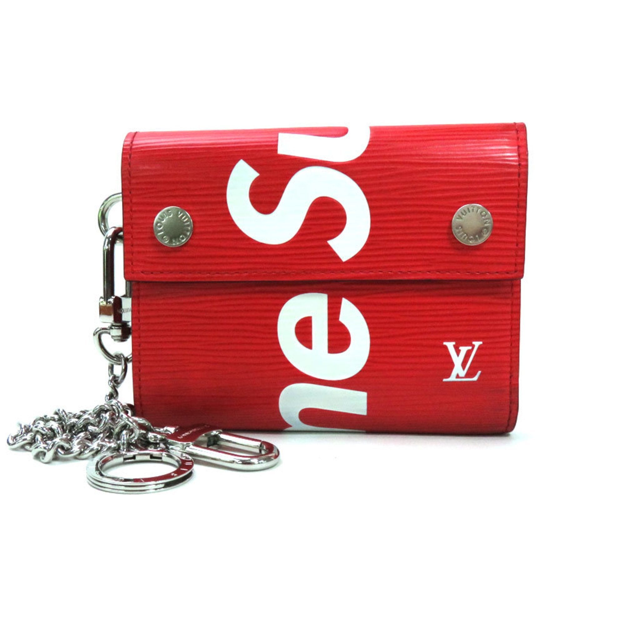 Louis Vuitton x Supreme Chain Wallet Epi Red - US