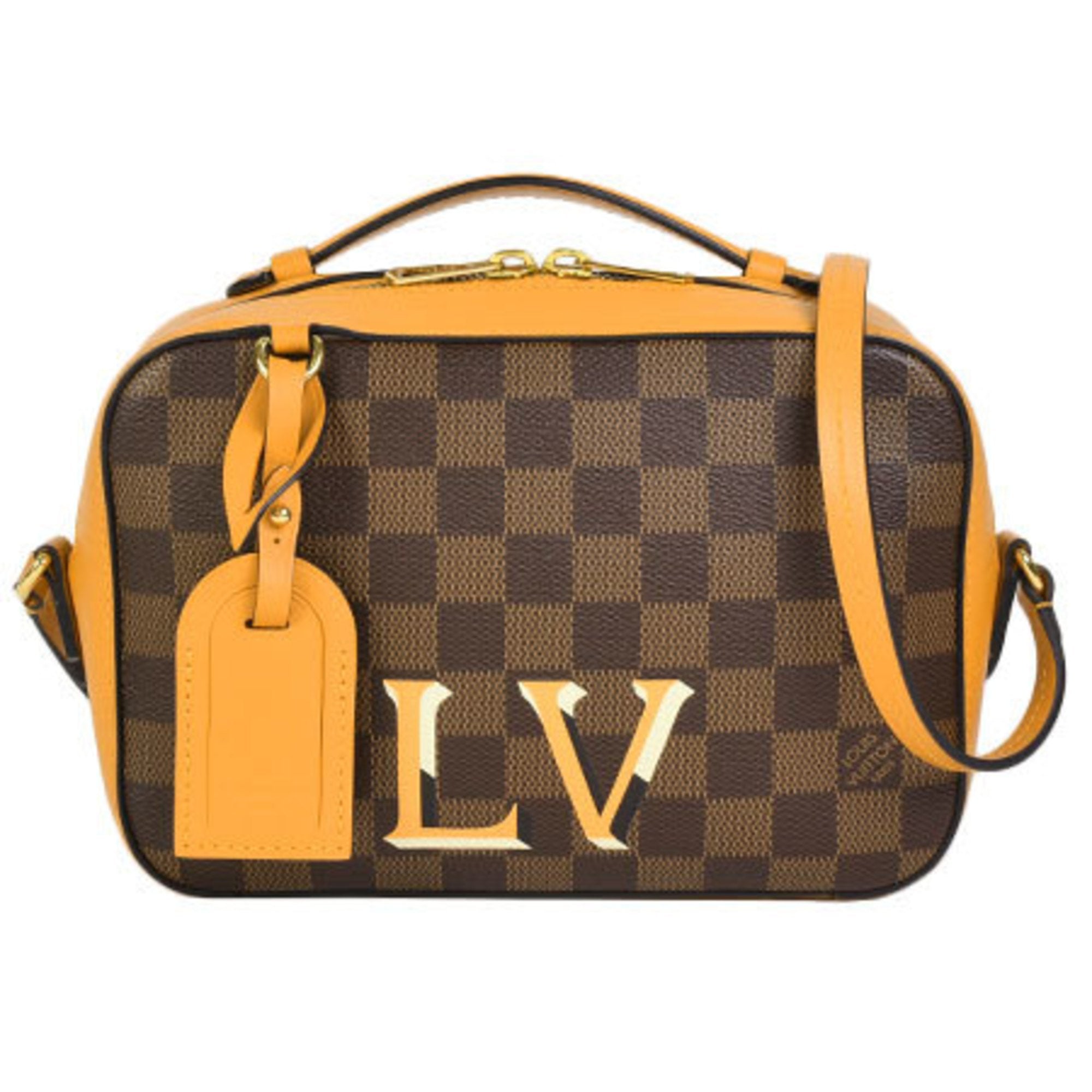 LOUIS VUITTON Damier Santa Monica Saffron N40178 shoulder bag  800000111146000