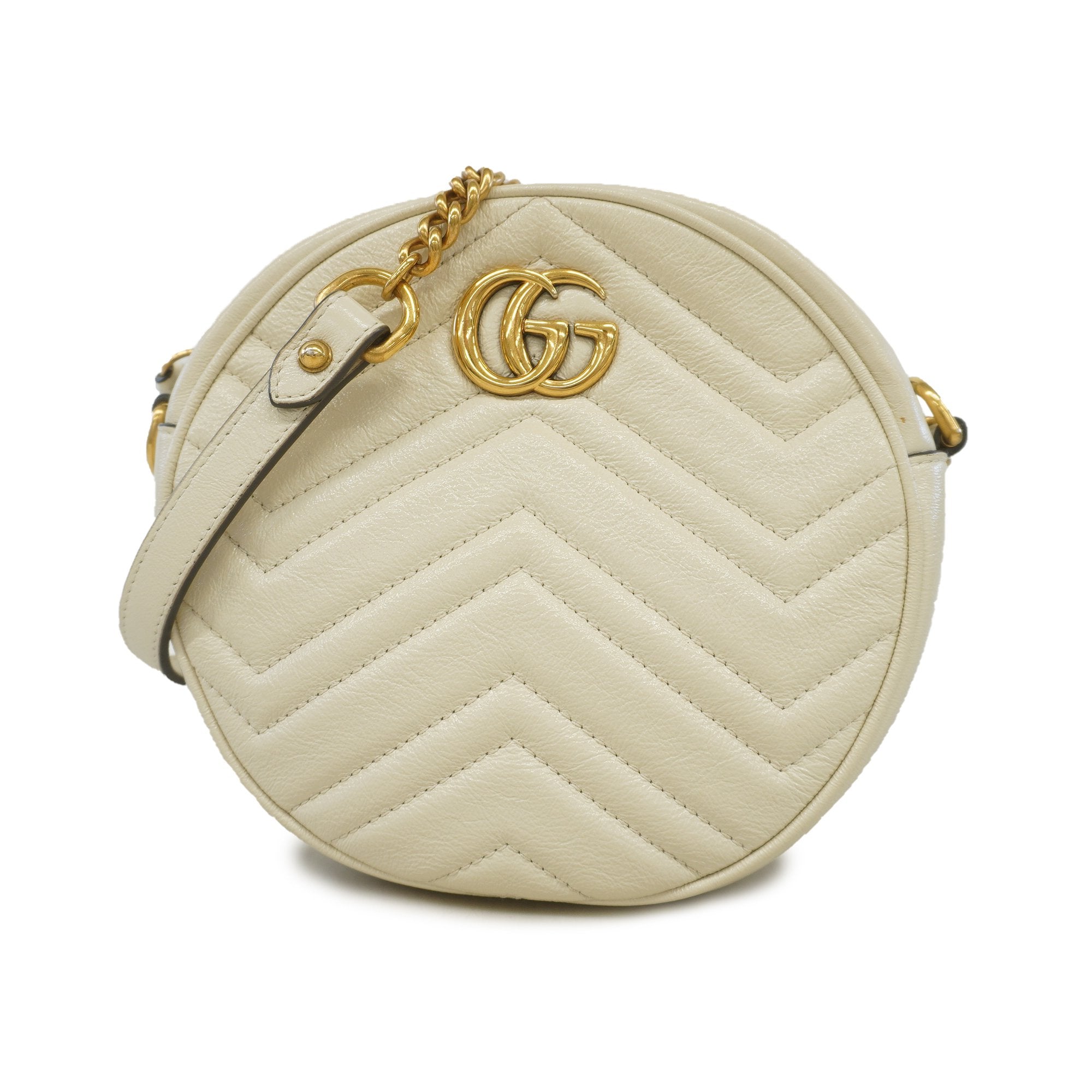 Authentic GUCCI GG MARMONT 550154 0OLET Shoulder bag #260-004-551