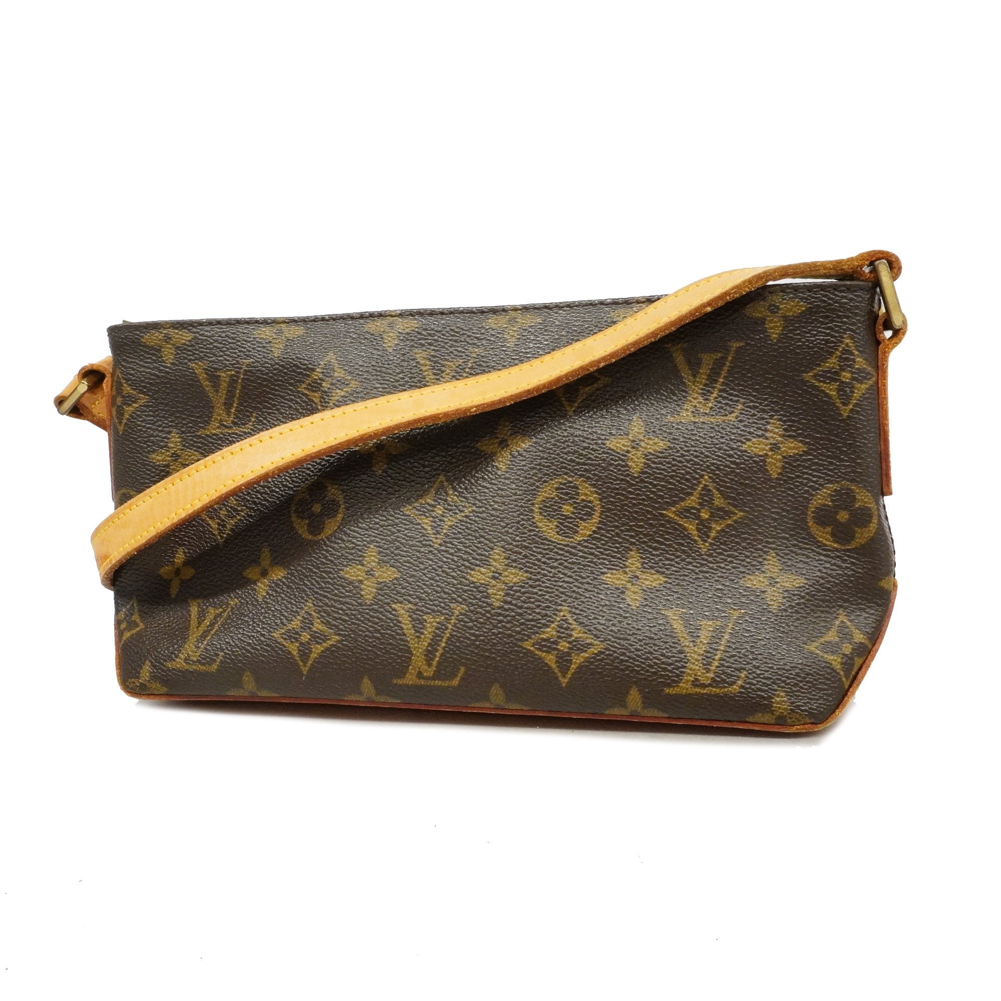 Auth Louis Vuitton Monogram Trotteur Shoulder Bag Crossbody Bag M51240 Used