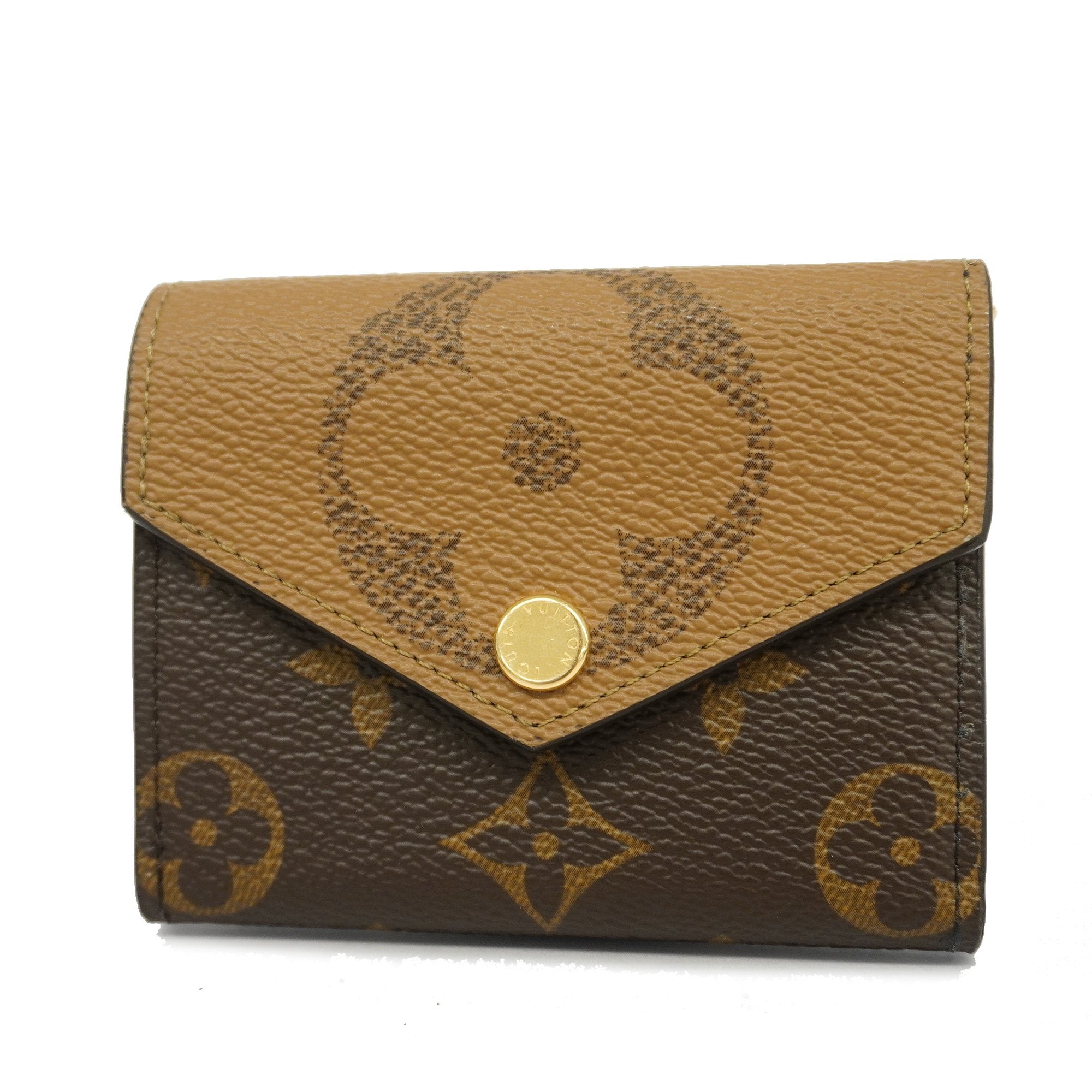 Louis Vuitton Preloved Giant Monogram Victorine Trifold Wallet