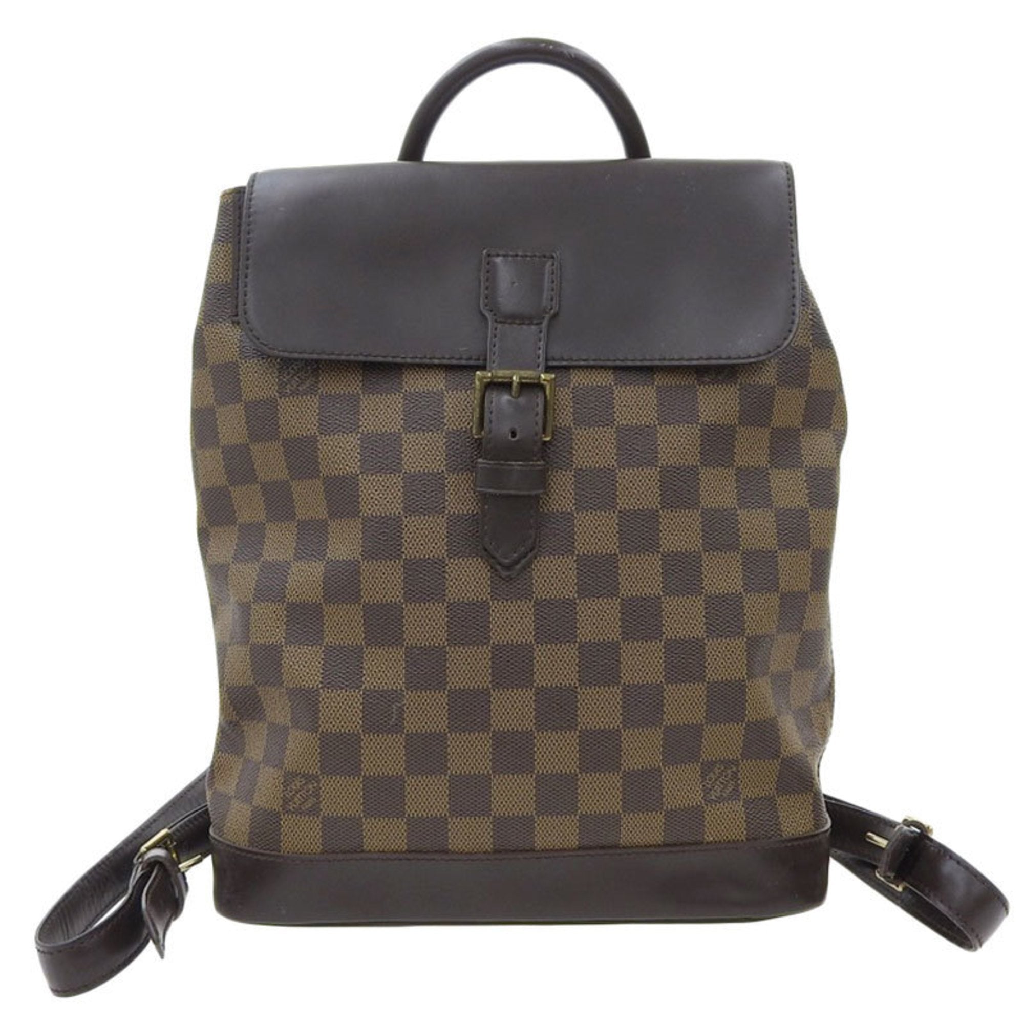 Louis Vuitton Damier Soho N51132 Women's Backpack Ebene