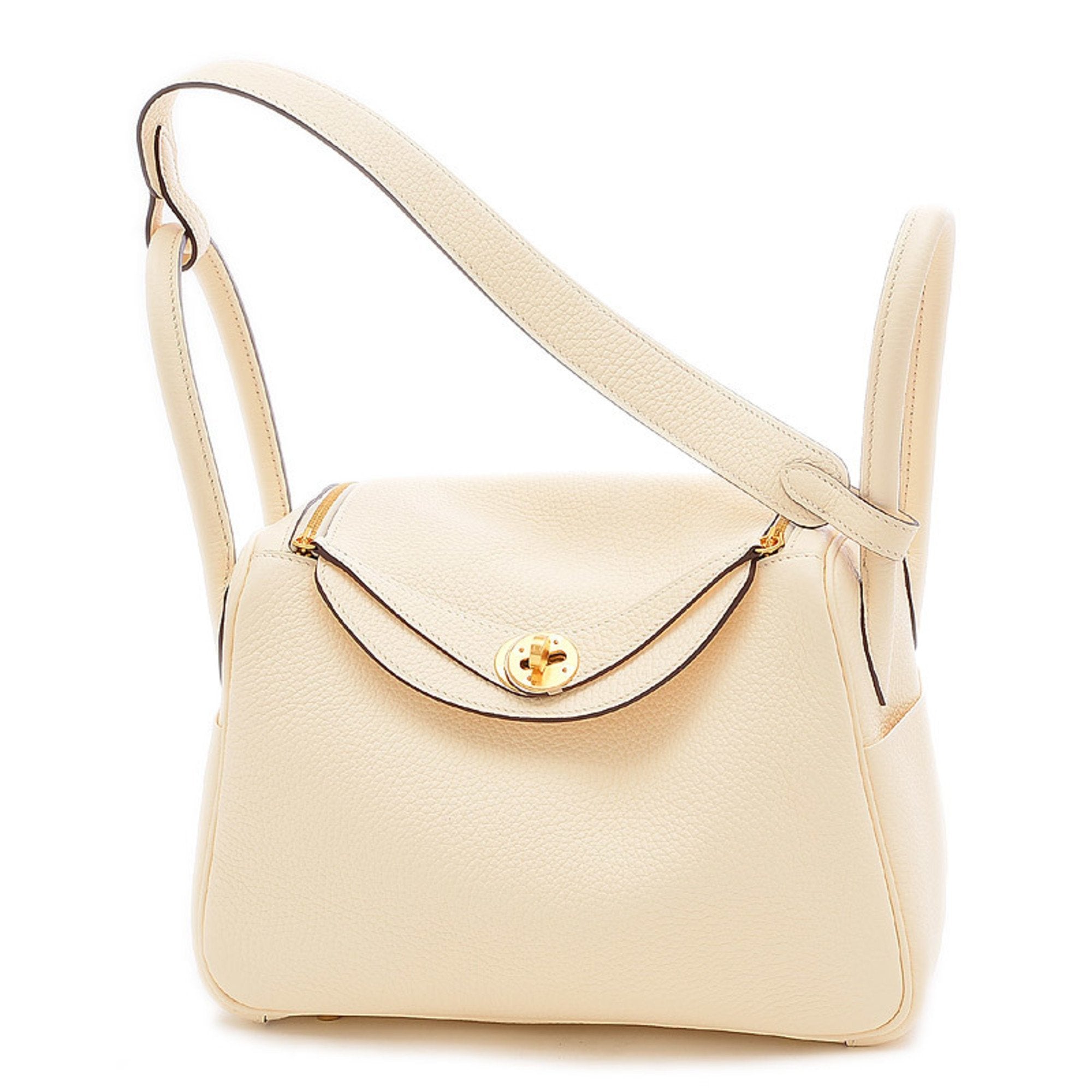 Hermes Taurillon Clemence Lindy 26 Gold