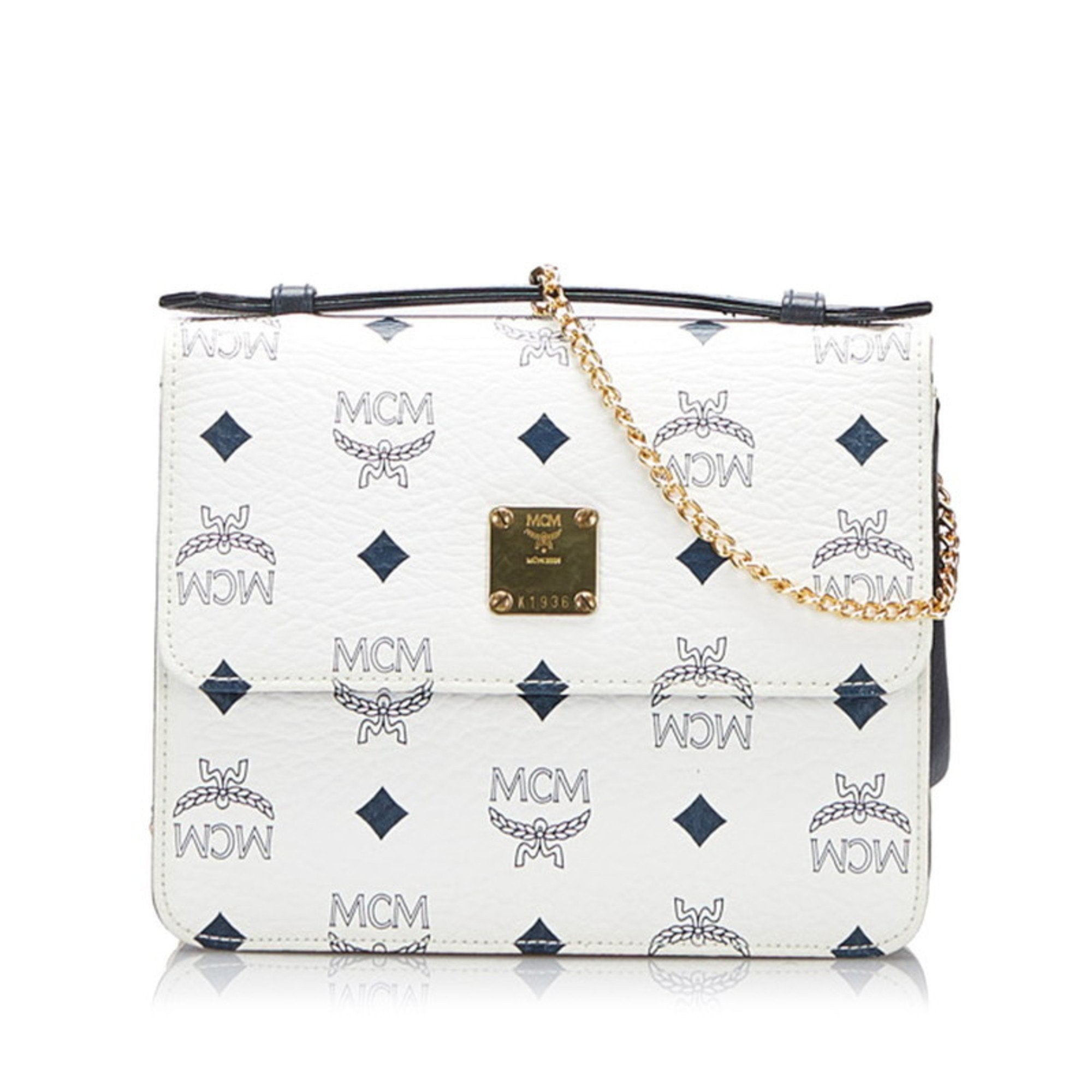 Shop MCM Millie Visetos Crossbody Bag