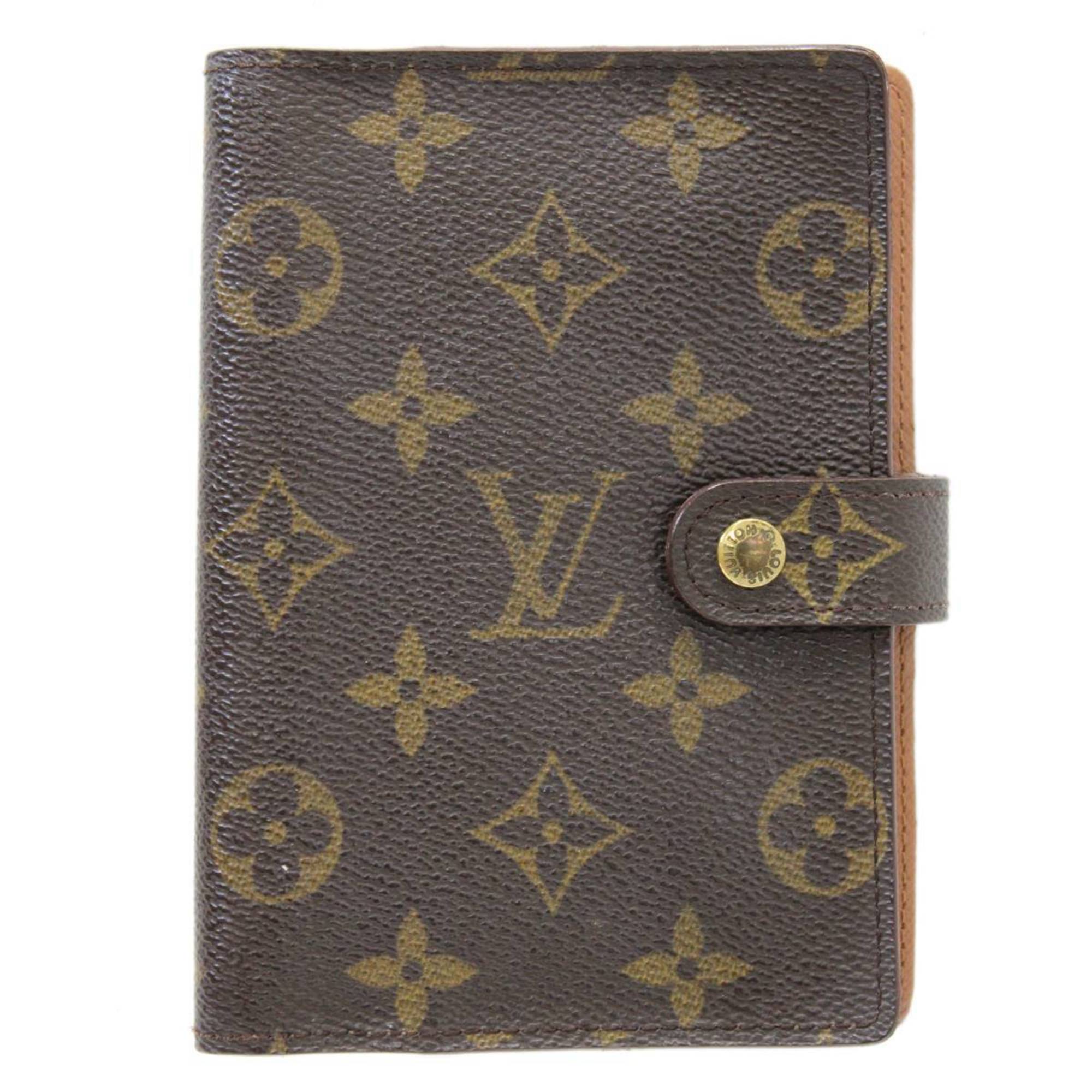 Louis Vuitton Notebook Cover Agenda PM Brown Monogram R20005