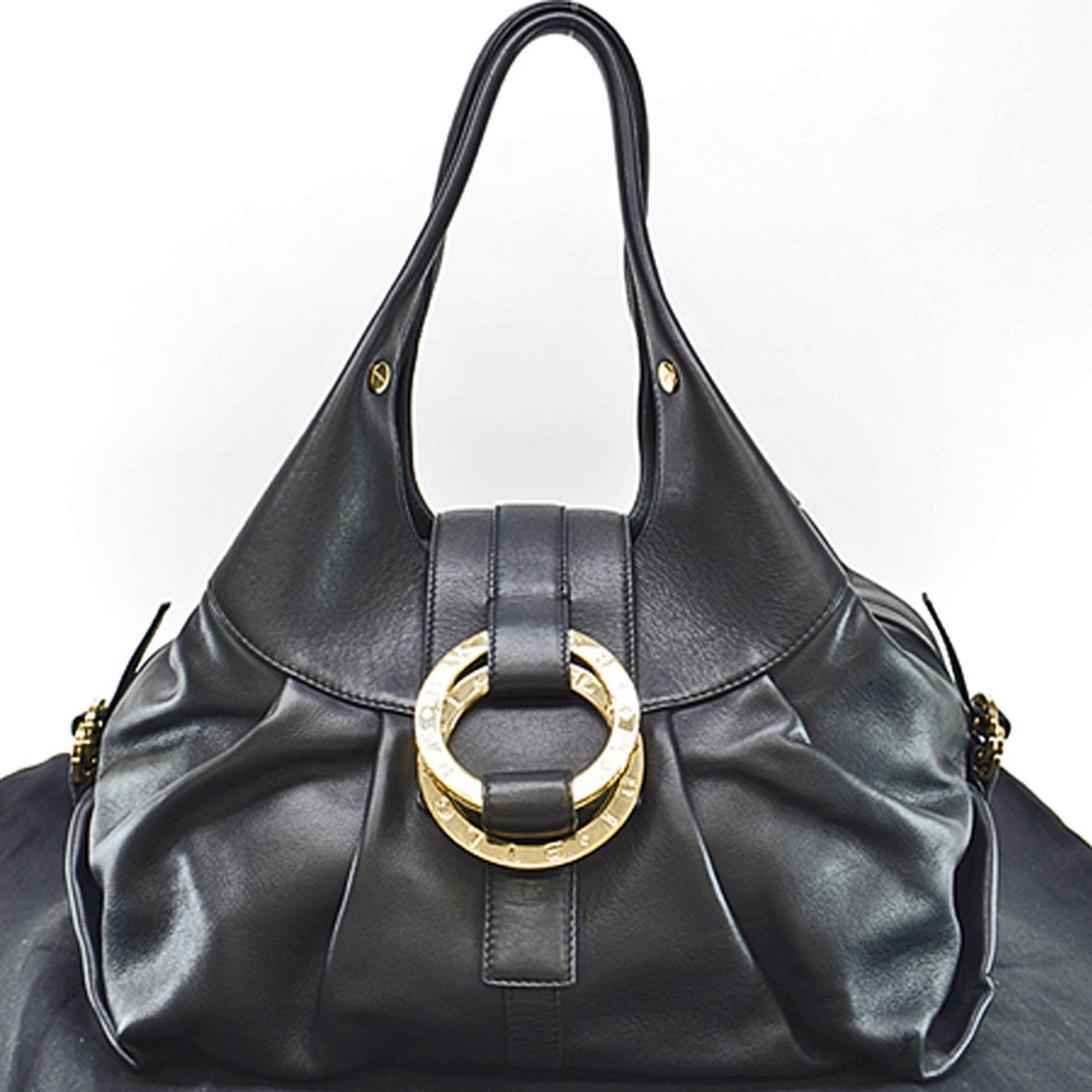 BVLGARI purse MD.H18.30414 Bulgari Bulgari leather black SilverHardwar – JP- BRANDS.com