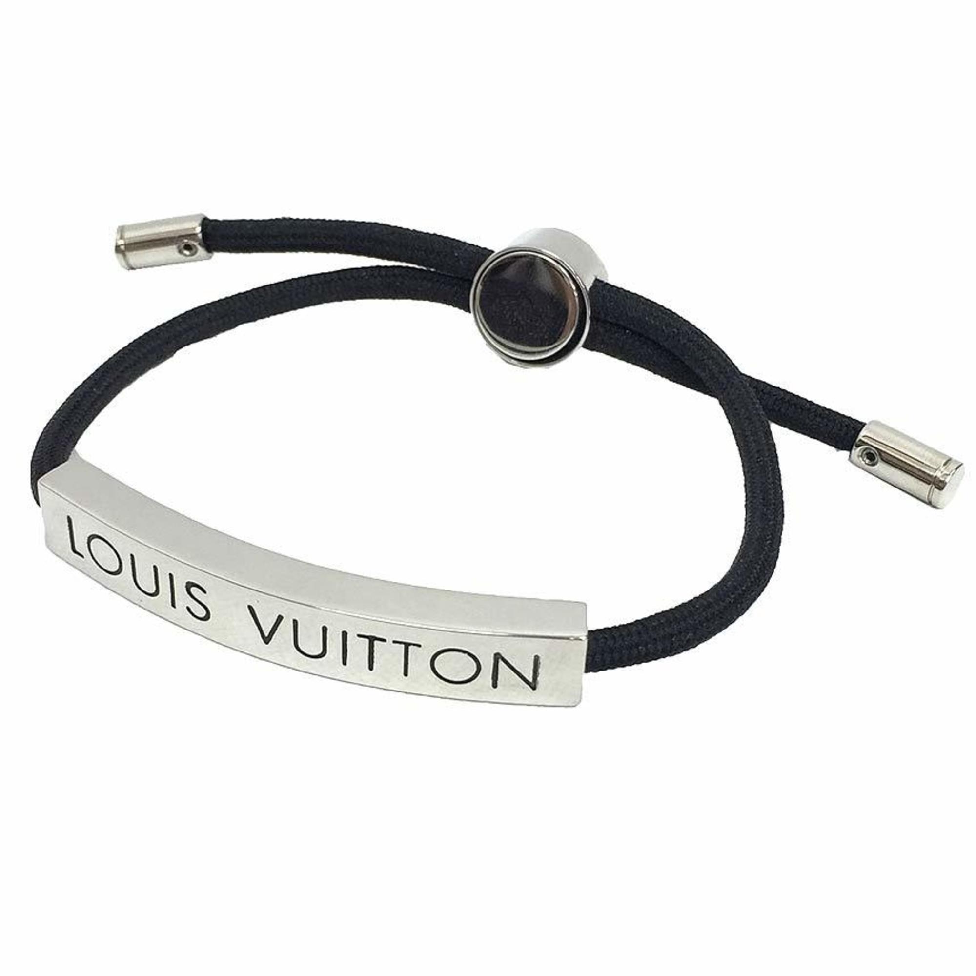 Authenticated Used Louis Vuitton Bracelet Brasley LV Space Men's
