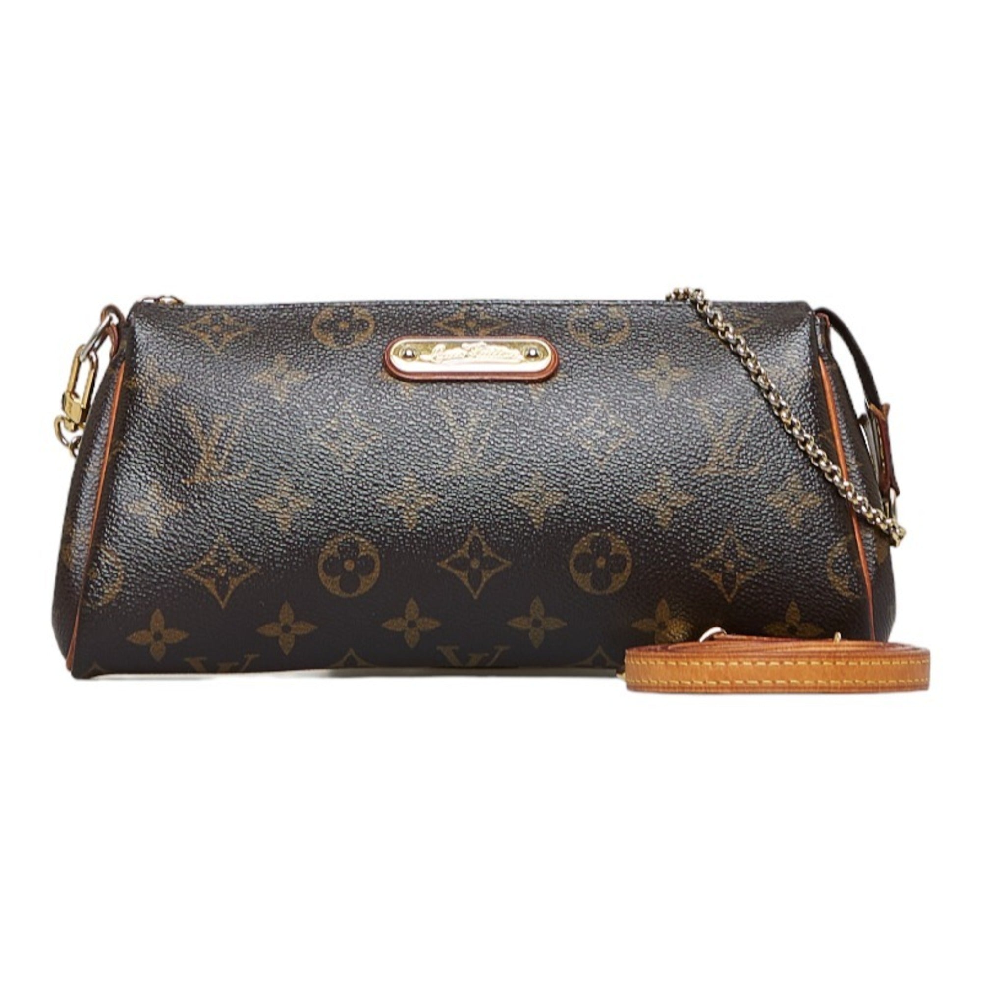 LOUIS VUITTON LV Monogram Eva Shoulder Pouch Bag M95567 Vintage