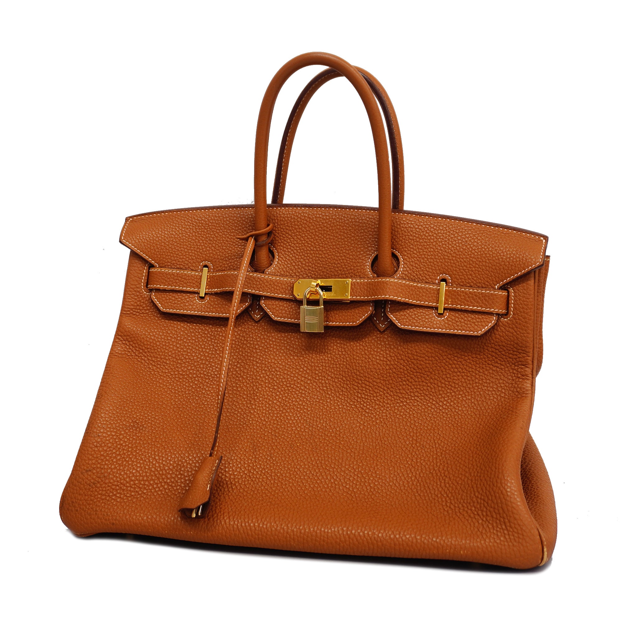 Hermés - Birkin 35 Veau Taurillon Clemence Argile