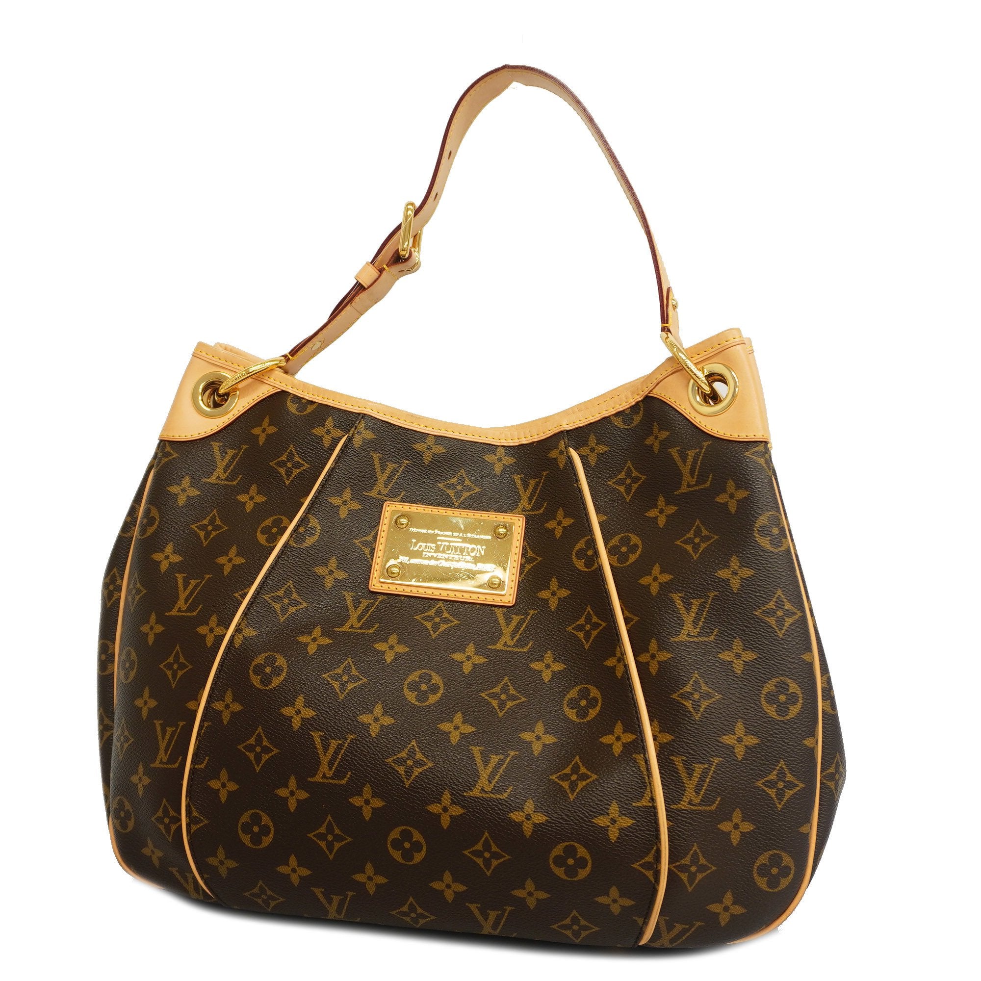 Louis Vuitton Monogram Galliera PM Shoulder Bag M56382 Brown PVC
