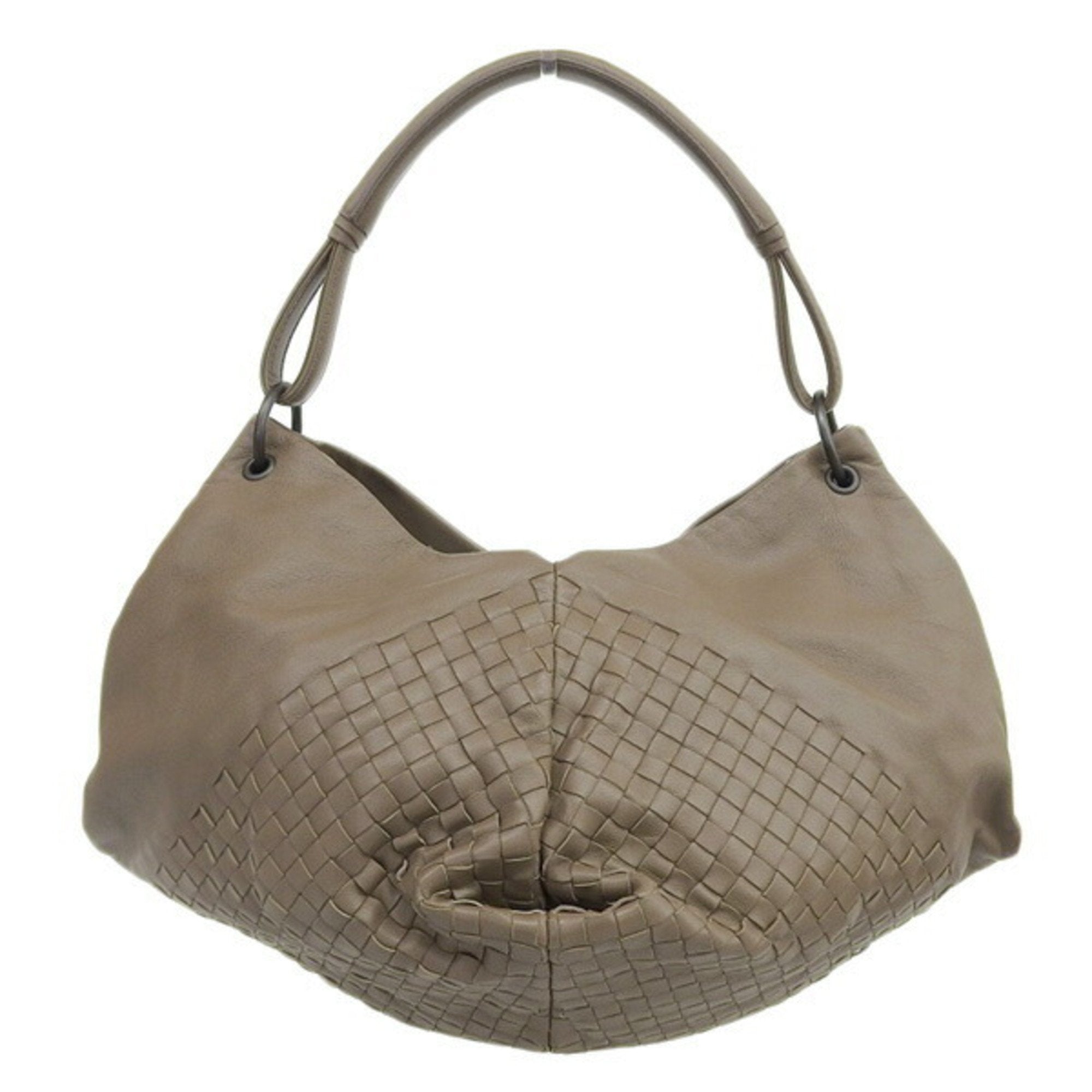 Intrecciato Leather Crossbody Bag in Brown - Bottega Veneta