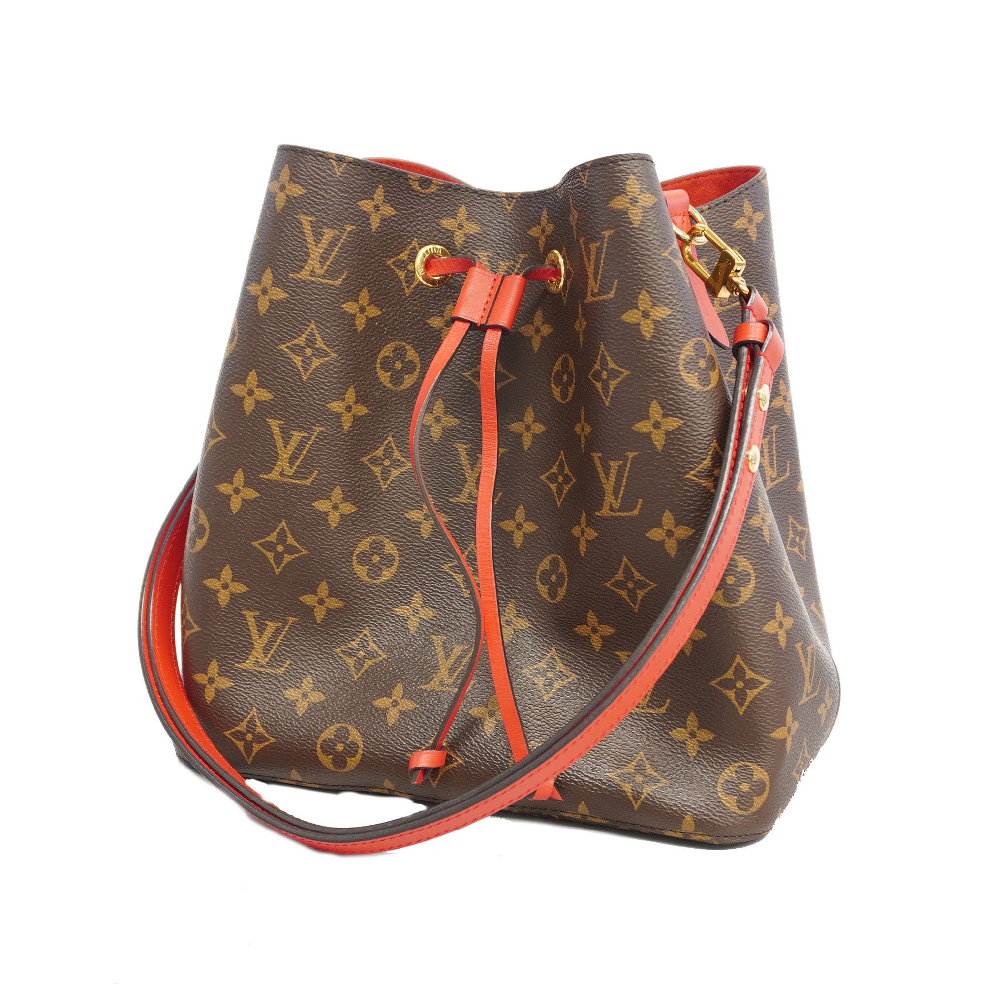 LOUIS VUITTON Monogram Canvas All In Tote MM Coquelicot - The Purse Ladies